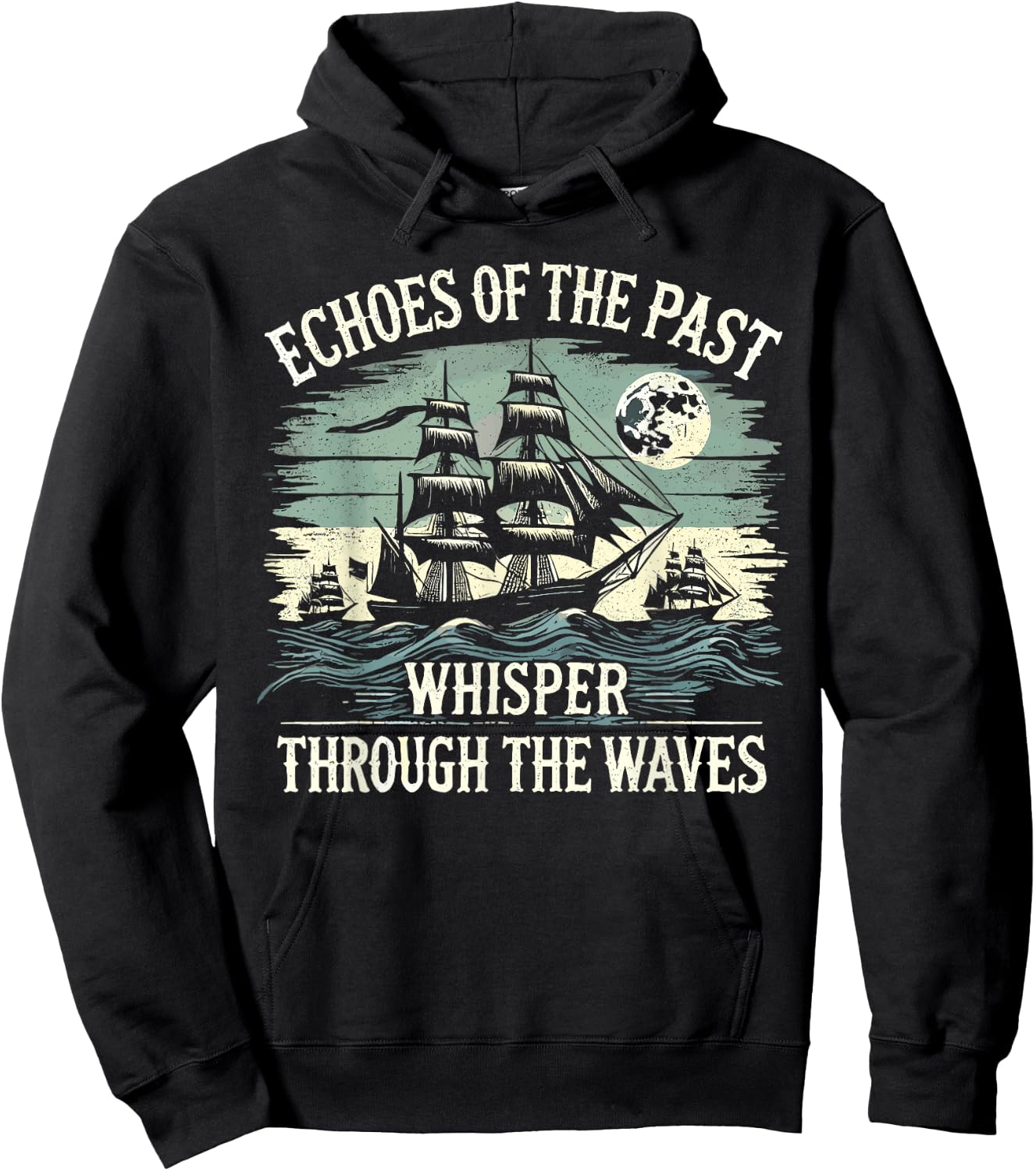 Sailors Sea Shanty Singing Ship Adventures Hoodie - Hoodie | Black