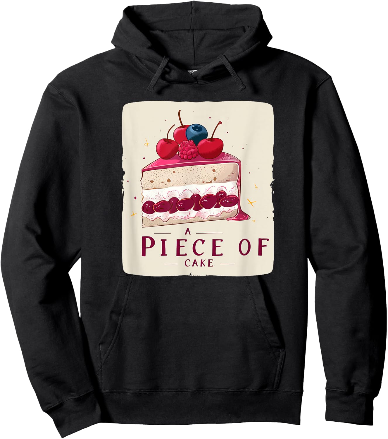 A Piece of Cake Idiom Costume Hoodie - Hoodie | Black