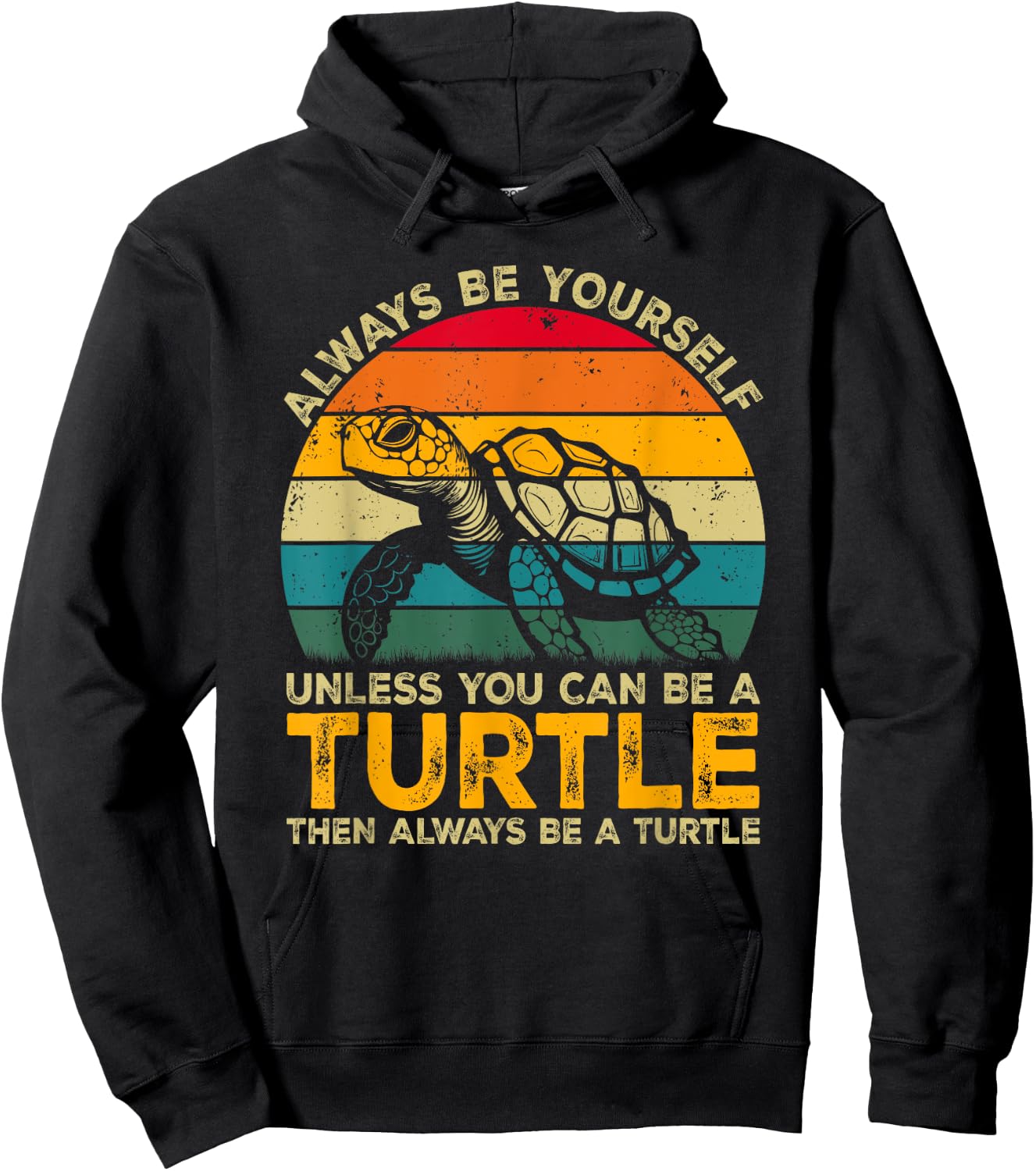Always Be Yourself Unless You Can Be A Turtle, Funny Turtle Hoodie - Hoodie | Black
