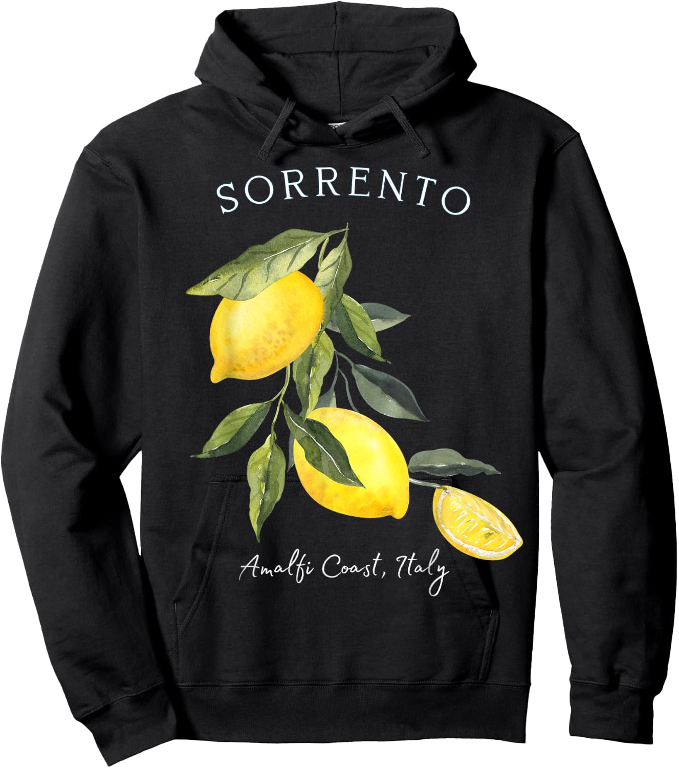 Sorrento Italy European Vacation Outfits Women Souvenir Hoodie - Hoodie | Black