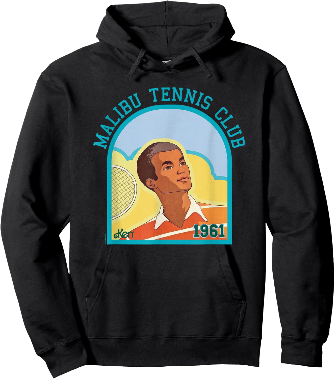 Barbie Ken Malibu Tennis Club 1961 Hoodie - Hoodie | Black