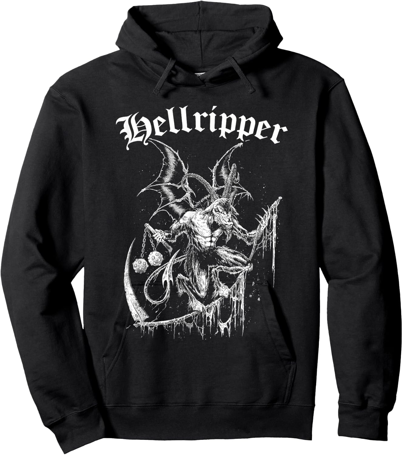 Hellripper - Riddick Reaper Hoodie - Hoodie | Black