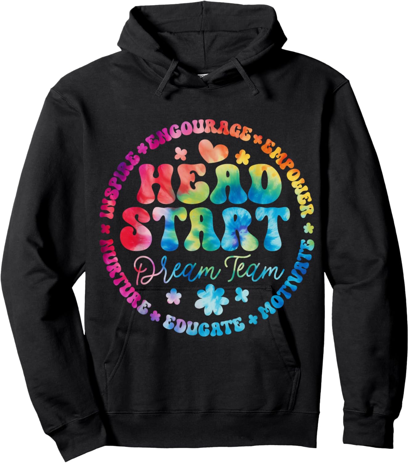 Head Start Squad Homeschool Teacher Headstart Back To School Hoodie - Hoodie | Black