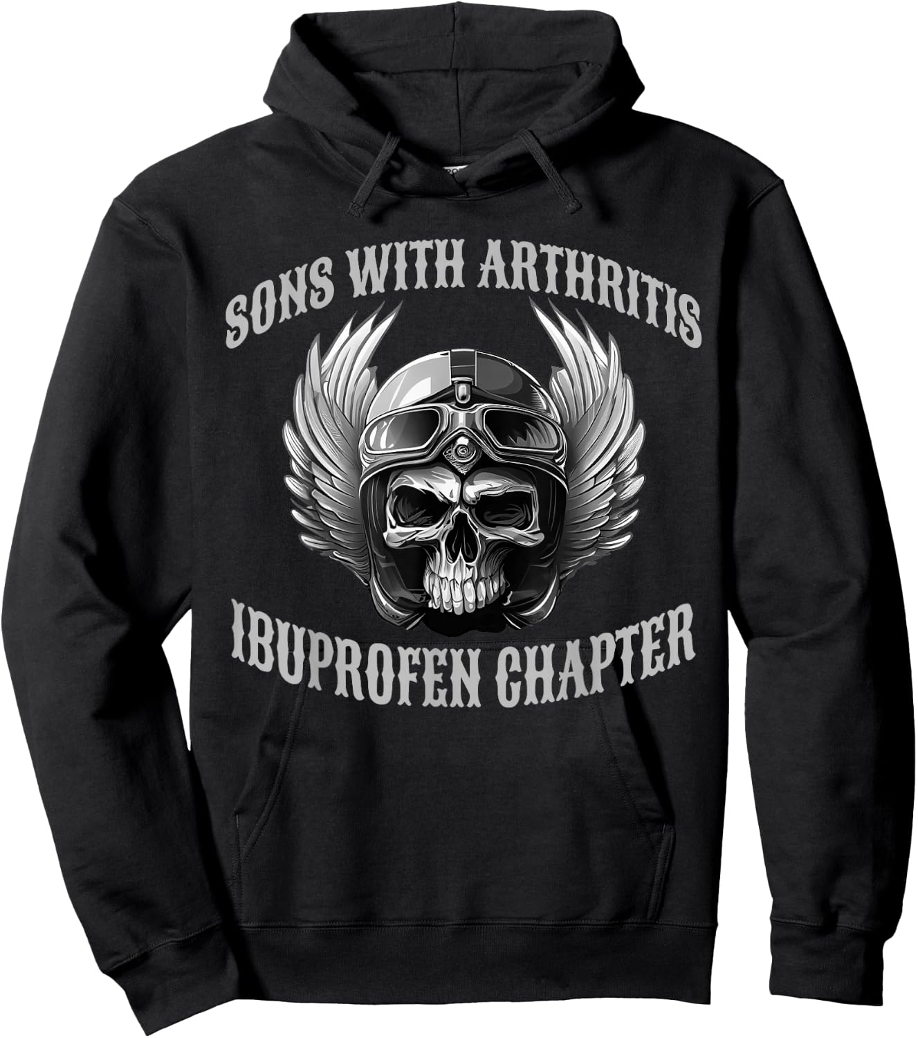 Sons With Arthritis Ibuprofen Chapter Motorcycle Biker Funny Hoodie - Hoodie | Black