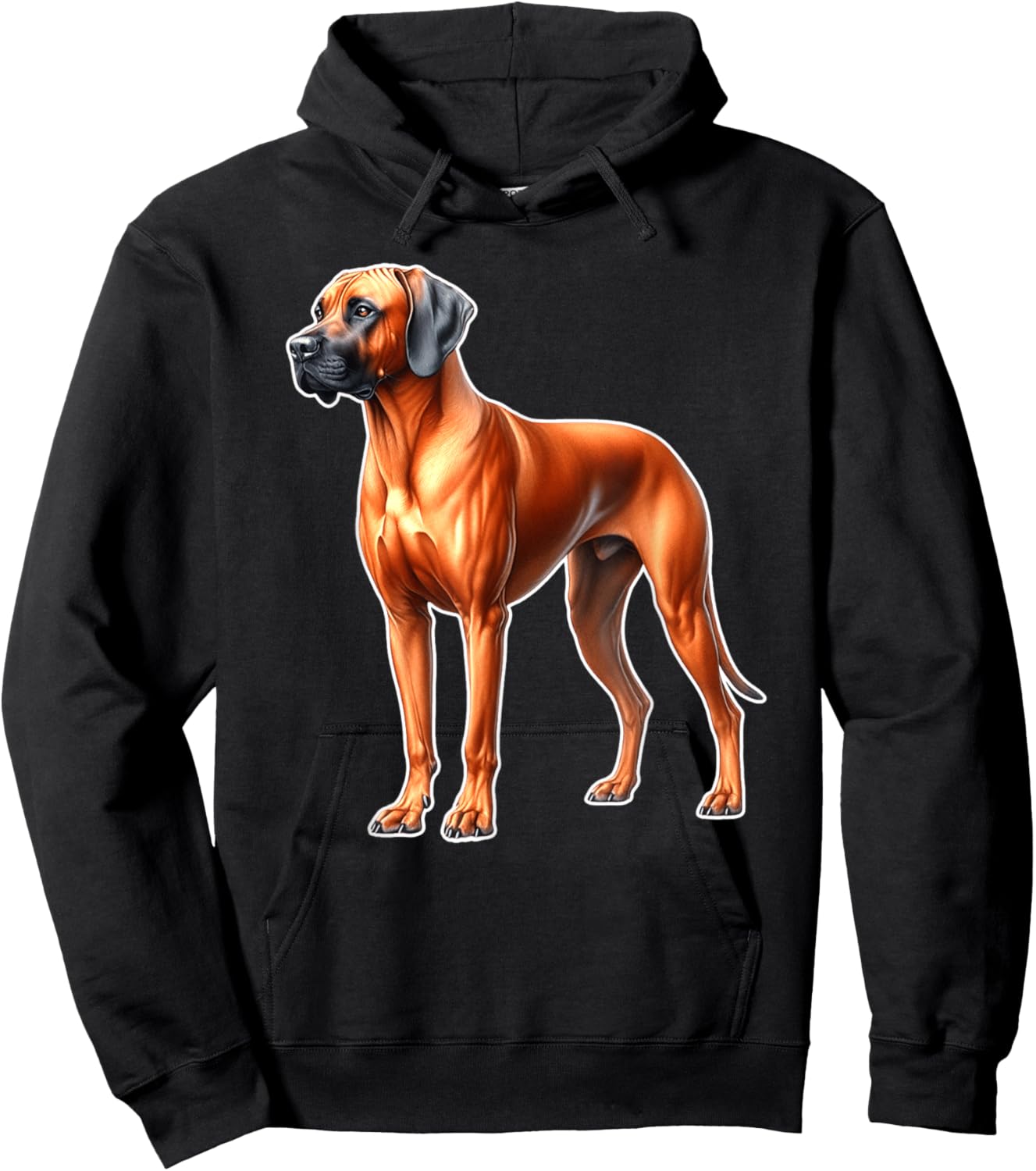 Rhodesian Ridgeback Dog Hoodie - Hoodie | Black