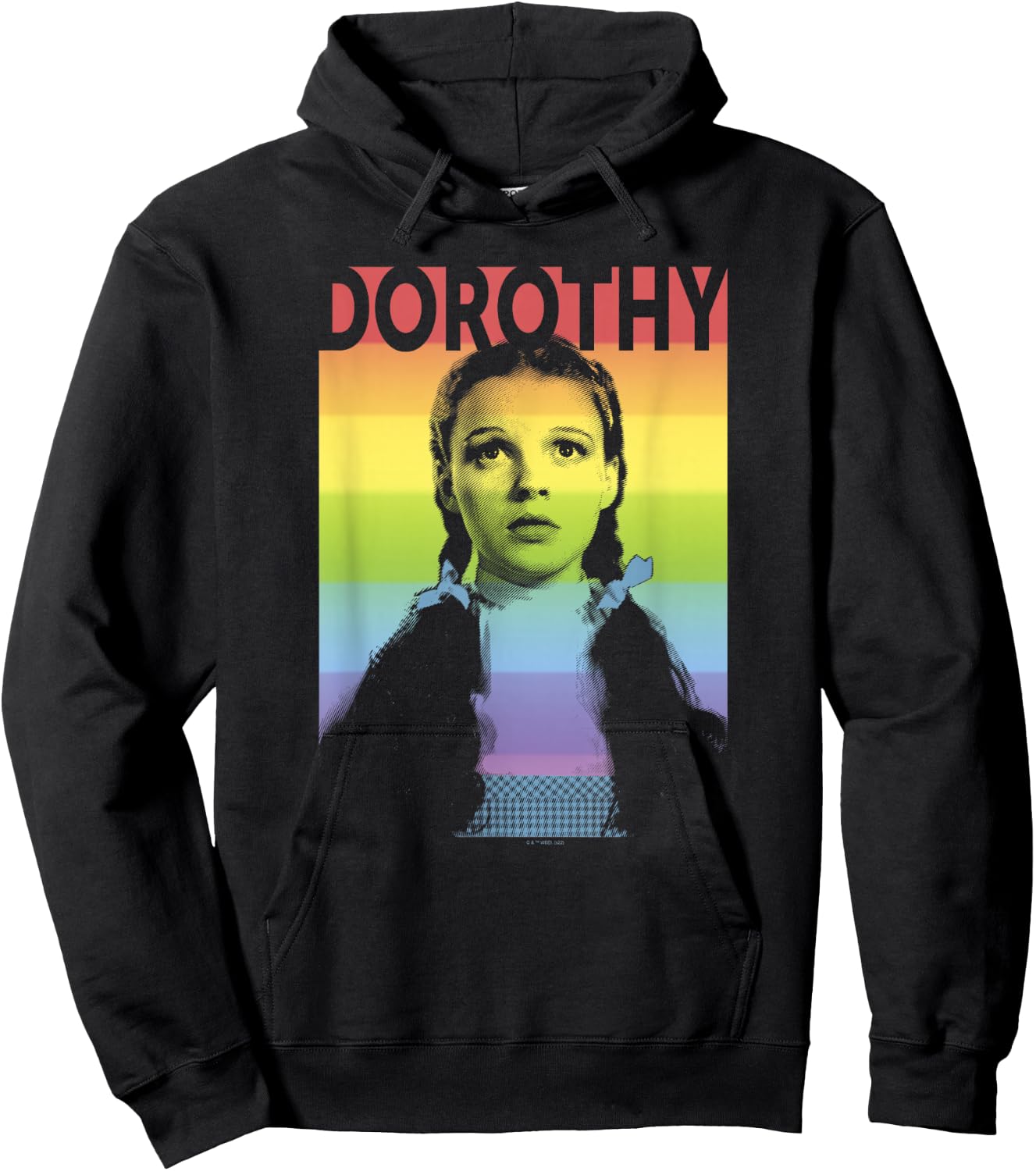 The Wizard of Oz Pride Dorothy Rainbow Poster Hoodie - Hoodie | Black
