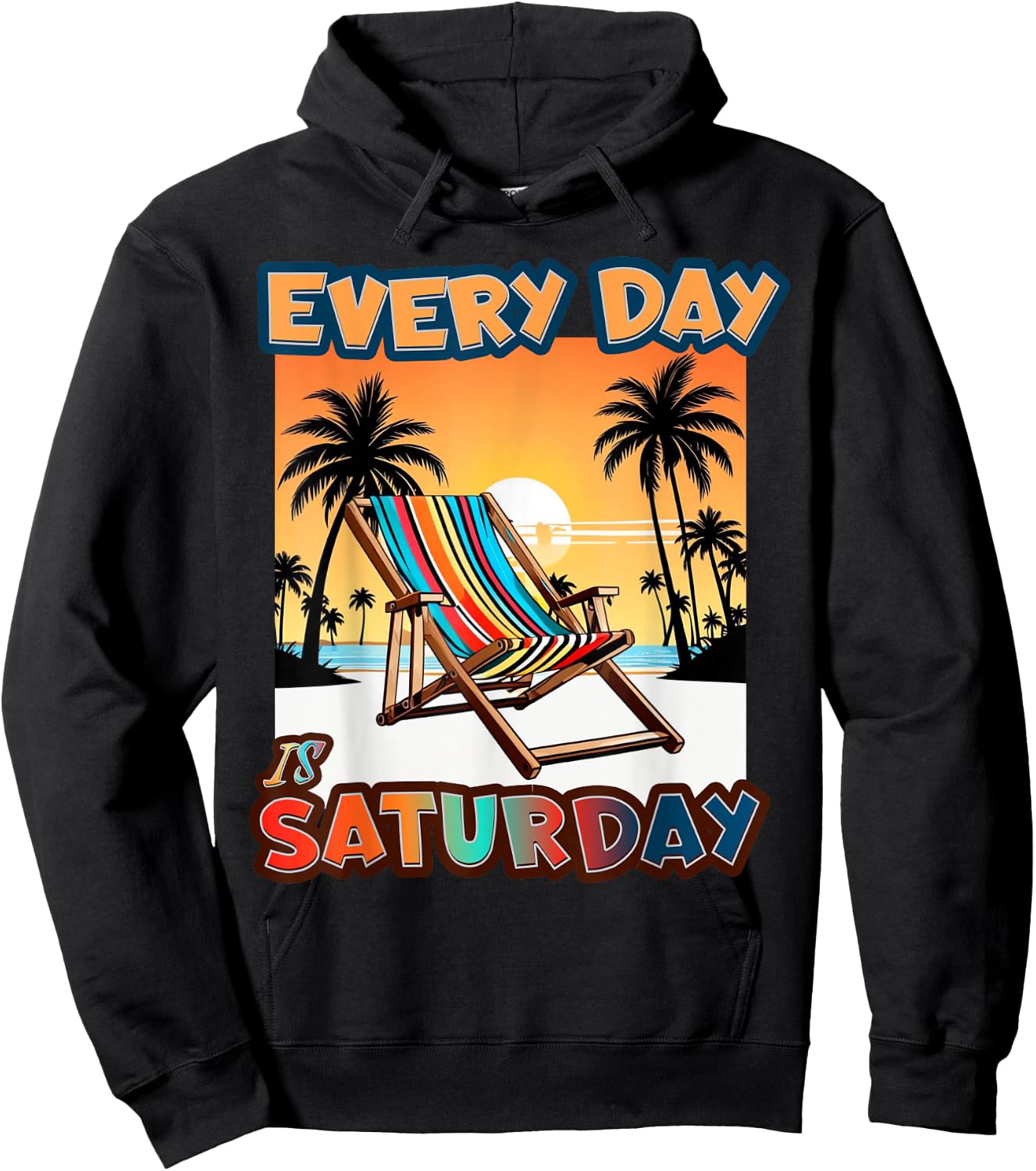 Everyday Is Saturday Hoodie - Hoodie | Black