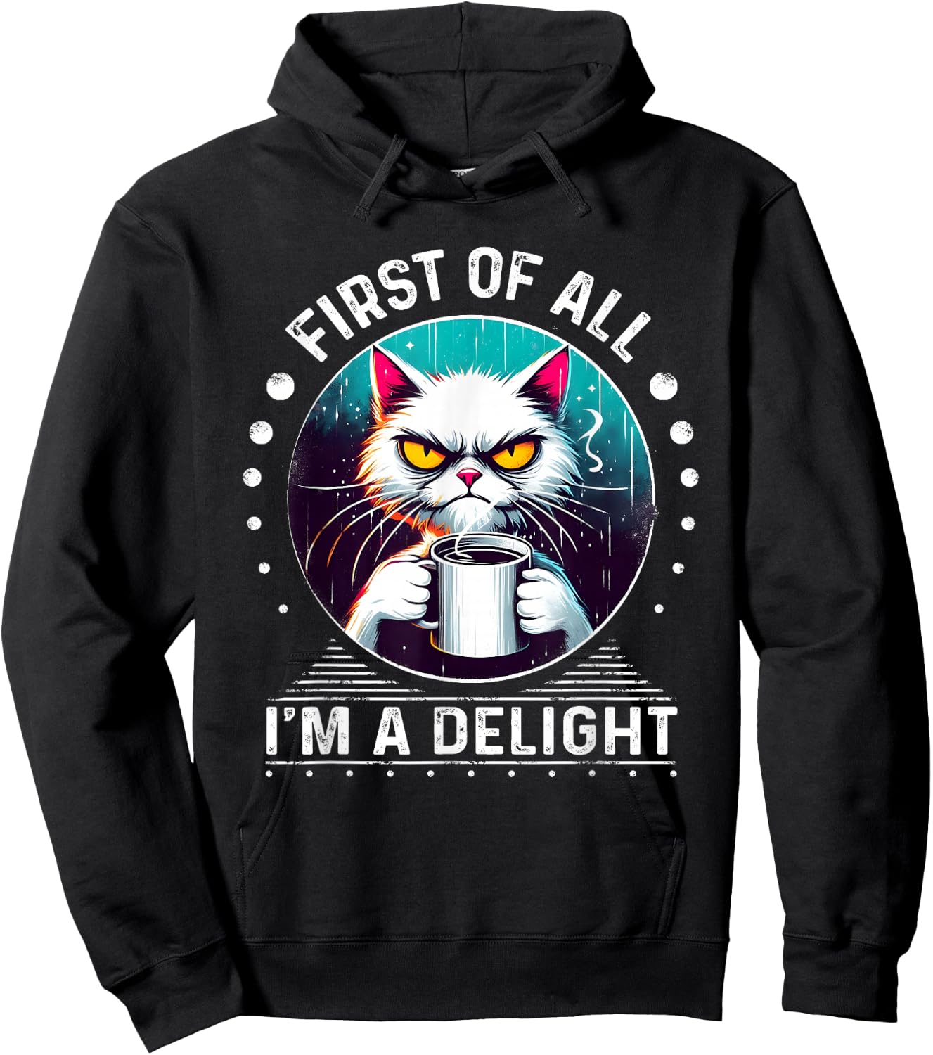 First of all, I Am a Joy Sarcastic Hoodie - Hoodie | Black