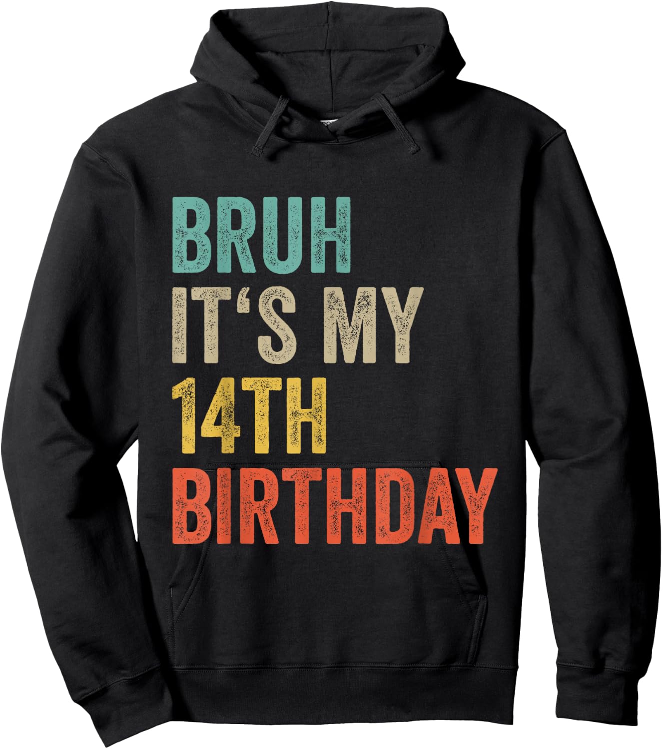 14th Birthday Girl Teenager Boys Birthday Hoodie - Hoodie | Black