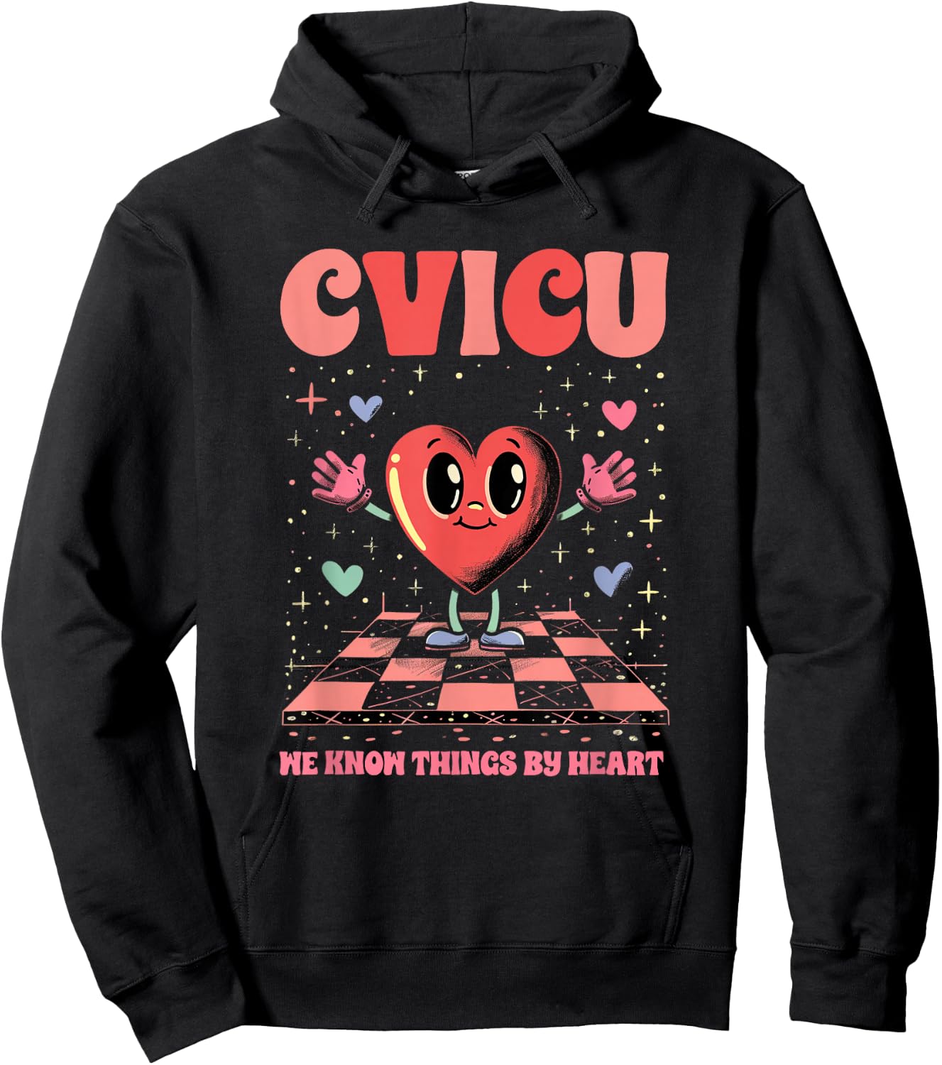 Funny Pun CVICU Nurse Shirt - CVICU Hoodie - Hoodie | Black