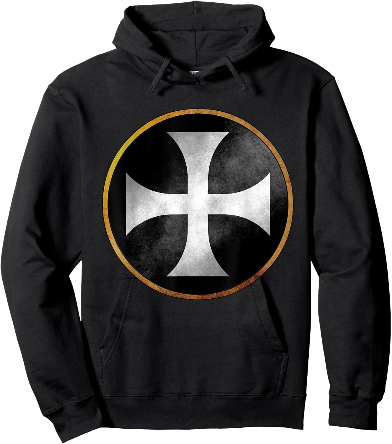 Knights Templar Cross Hoodie - Hoodie | Black