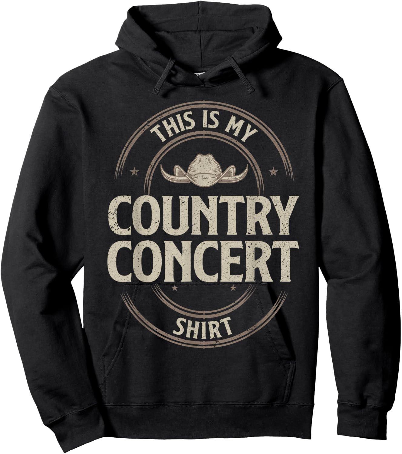 Cool Country Concert Art Women Country Music Lover Hoodie - Hoodie | Black