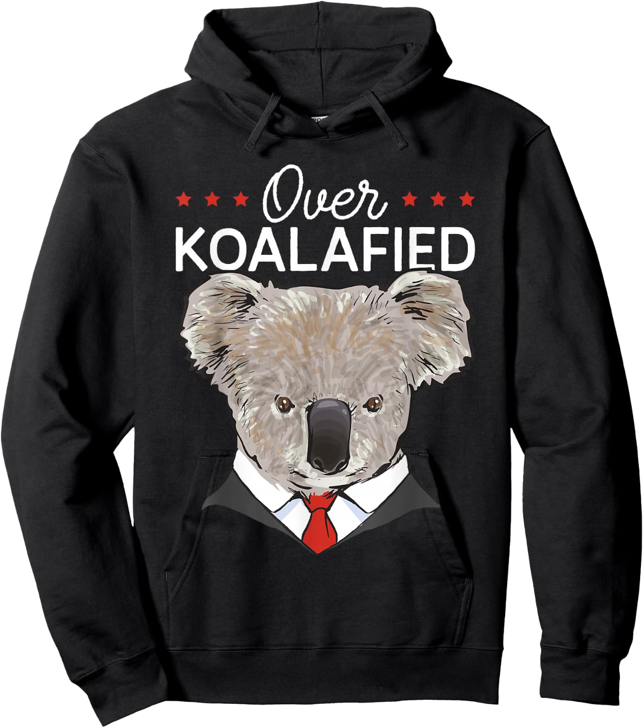 Koala Bear Australia Over Koalafied Koala Hoodie - Hoodie | Black