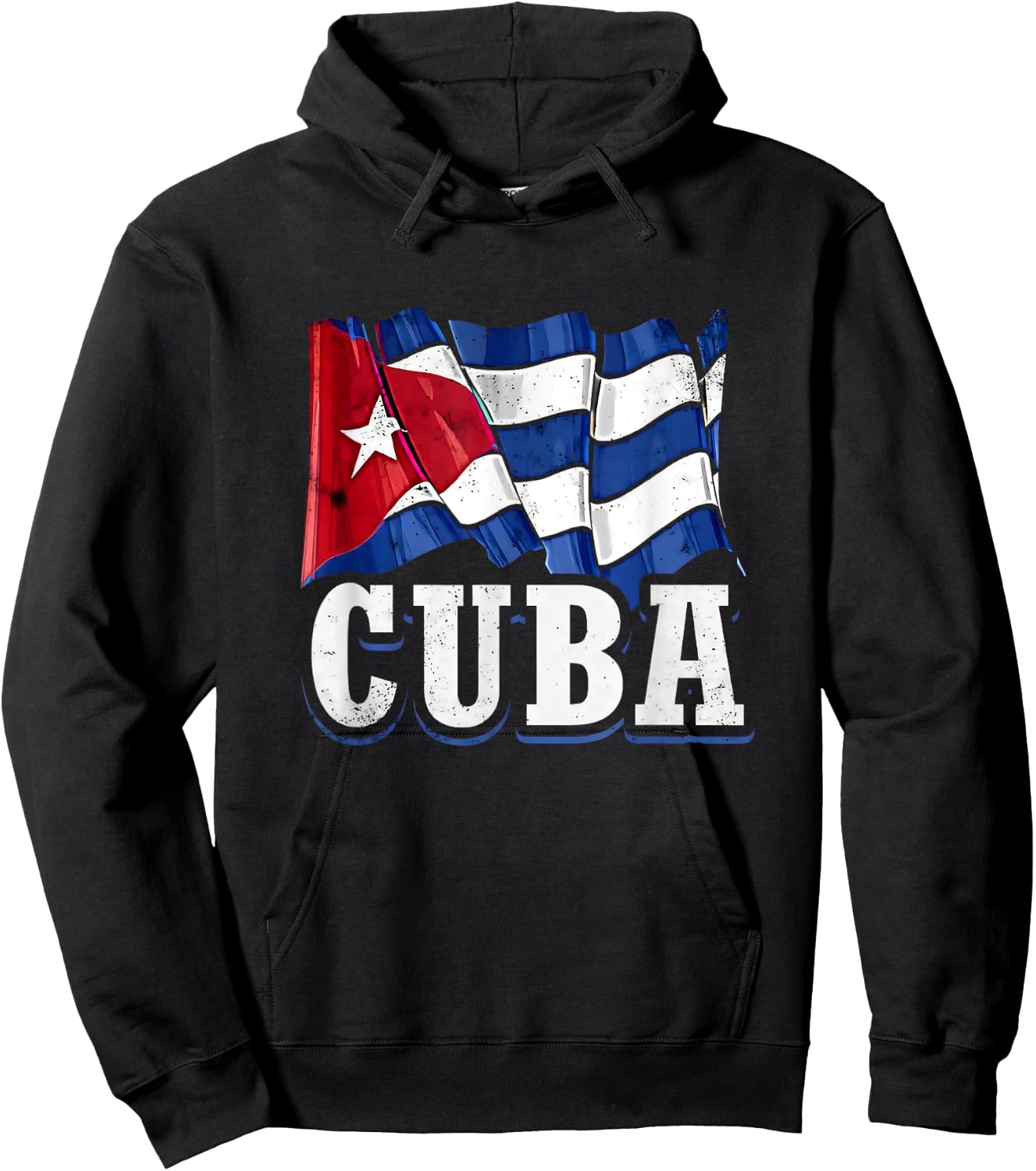 Cuba flag , cuban maps, cuba and men Hoodie - Hoodie | Black