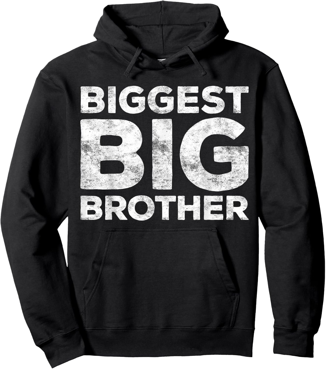 Biggest Big Brother Shirt Adult Men Boy Brother to Be Hoodie - Hoodie | Black