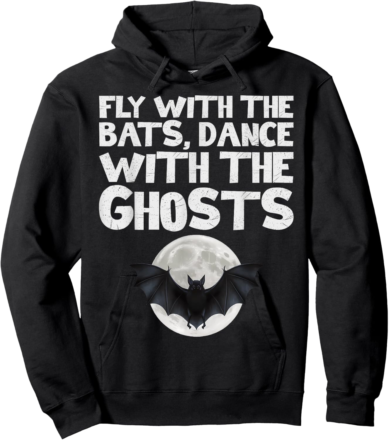 Fly with the Bats, Dance with the Ghosts Hoodie - Hoodie | Black