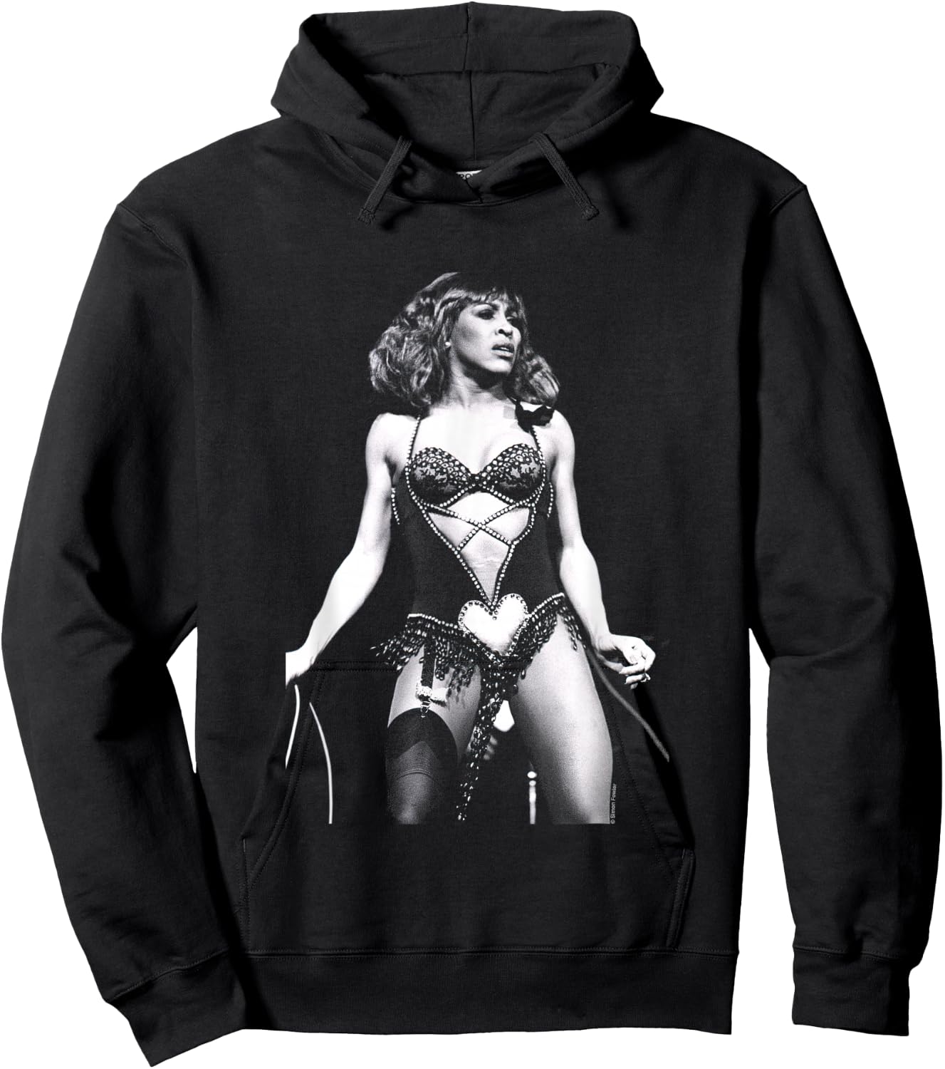 Tina Turner Live In London 1978 By Simon Fowler Hoodie - Hoodie | Black