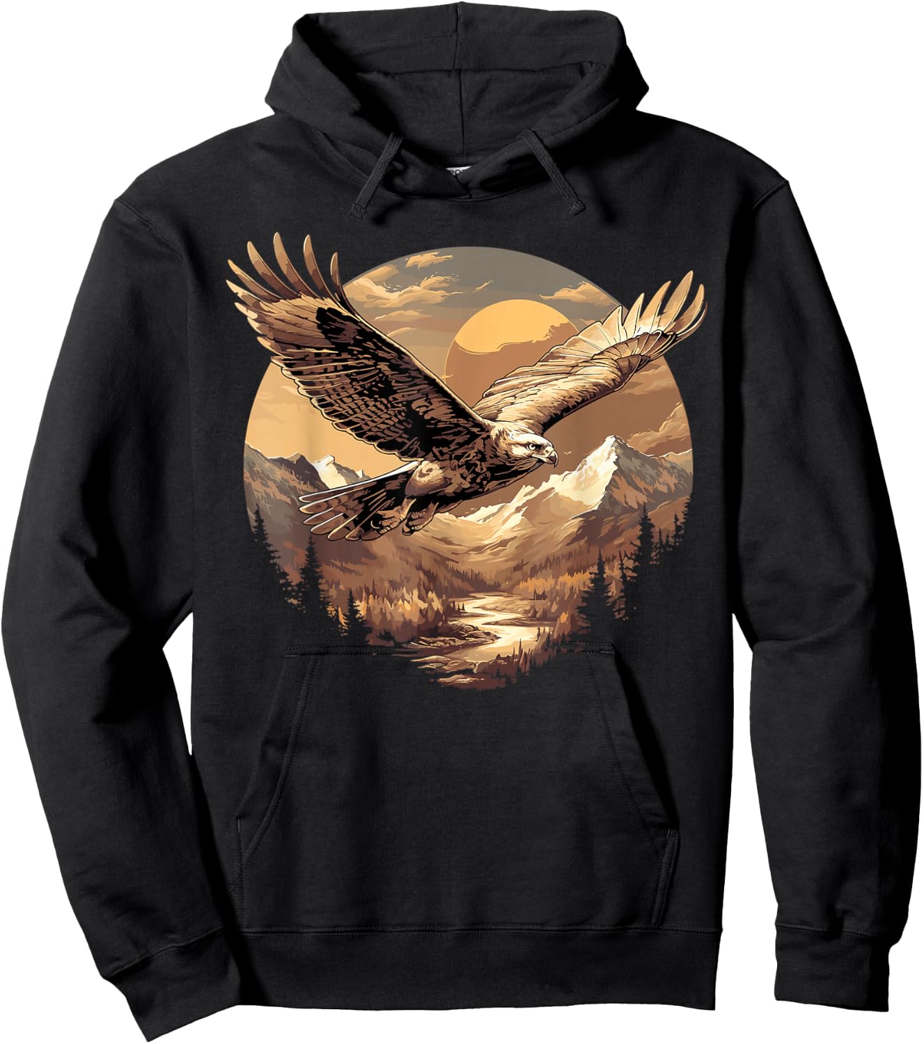 Hawks Hawk Hoodie - Hoodie | Black