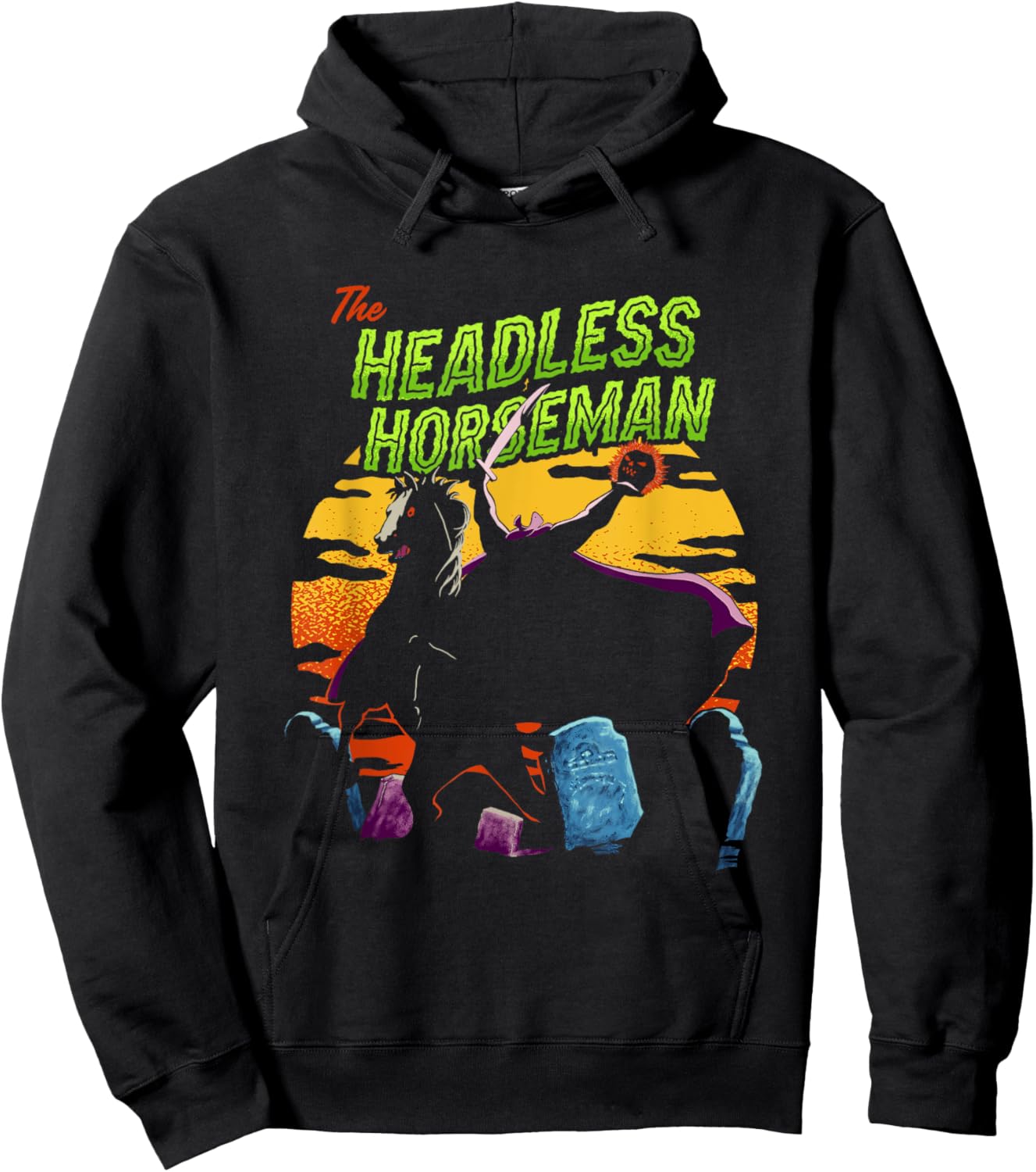 Disney The Adventures of Ichabod and Mr. Toad Halloween Logo Hoodie - Hoodie | Black