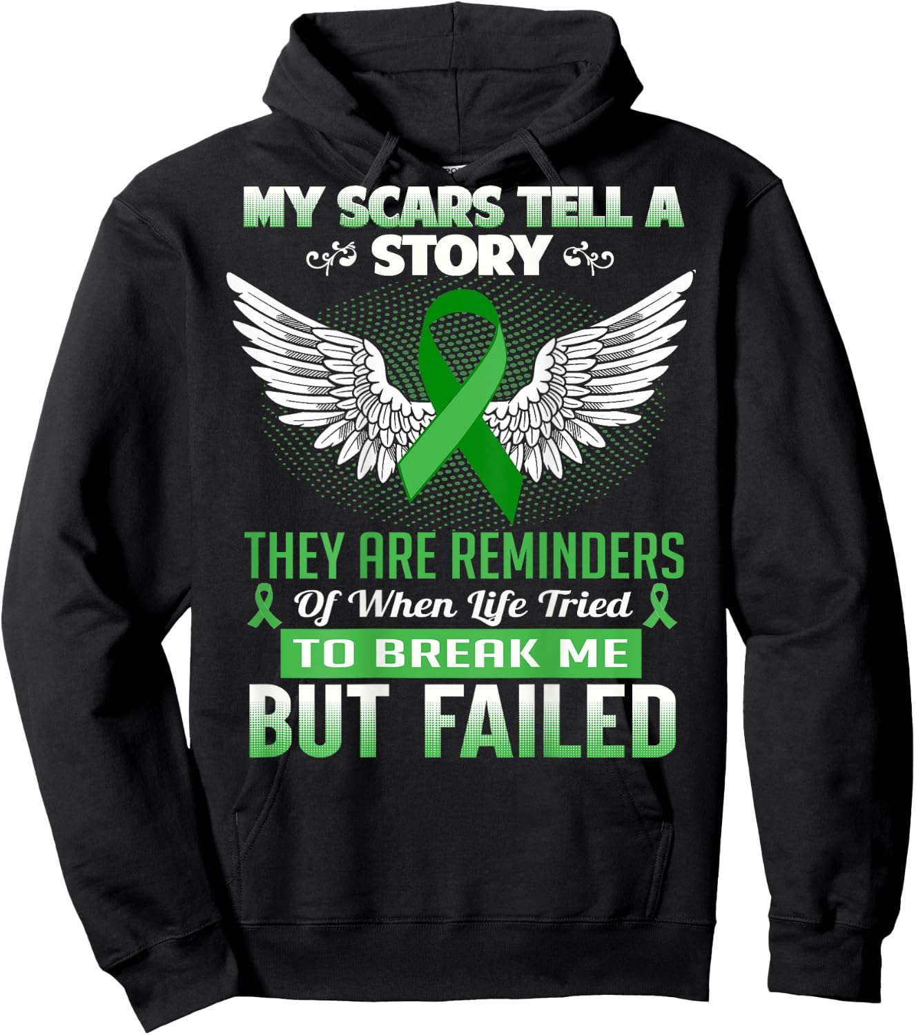 My Scars tell a Story - Kidney Disease Awareness Shirt Hoodie - Hoodie | Black