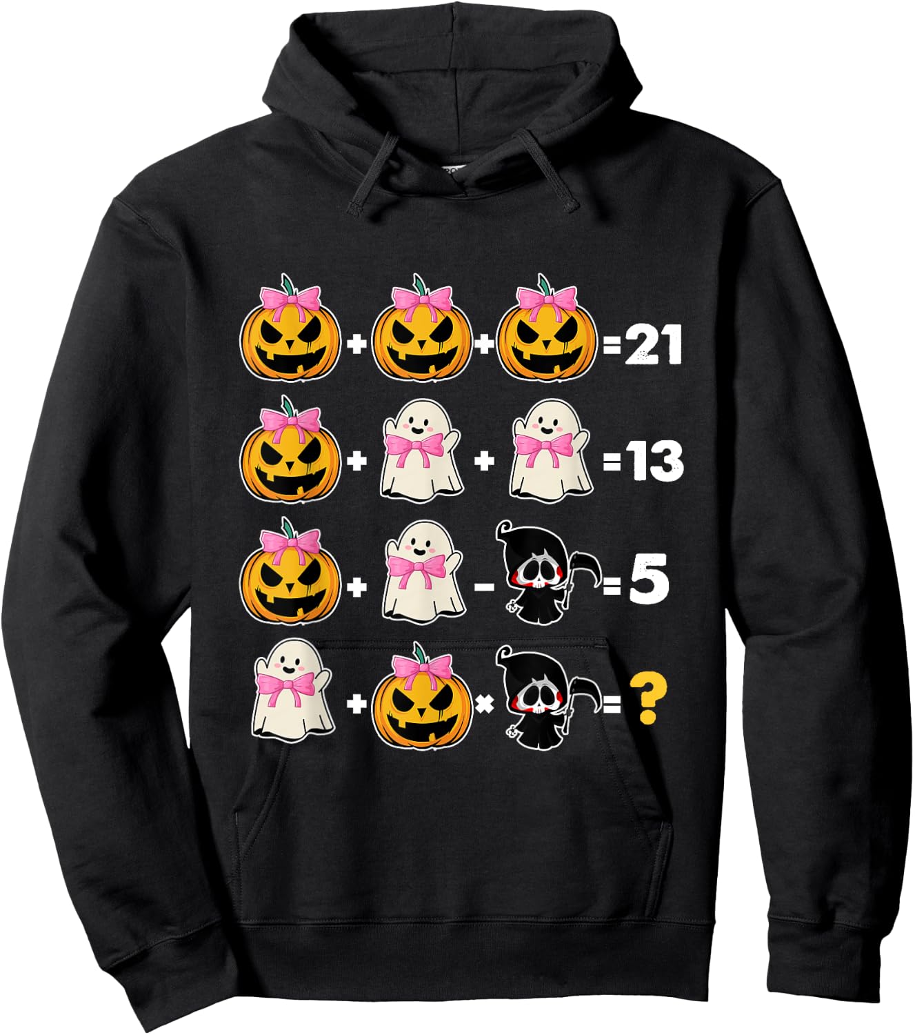 Halloween Math Teacher Men Women Order Of Operations Hoodie - Hoodie | Black