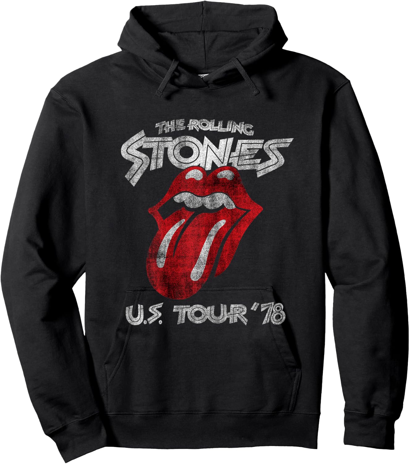 Rolling Stones U.S. Tour 1978 Hoodie - Hoodie | Black