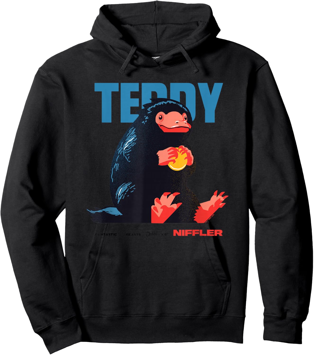 Fantastic Beasts 3 Teddy the Niffler Hoodie - Hoodie | Black