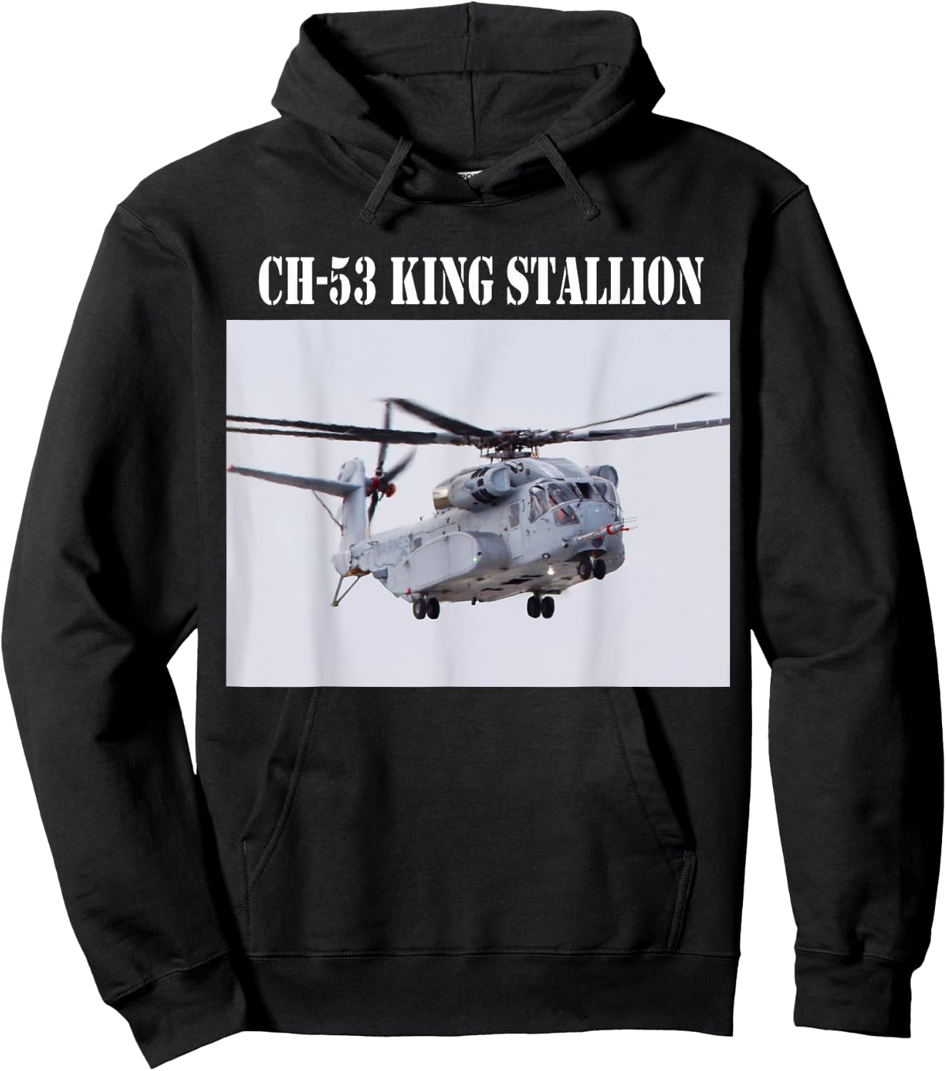 The CH-53 Sea Stallion Hoodie - Hoodie | Black