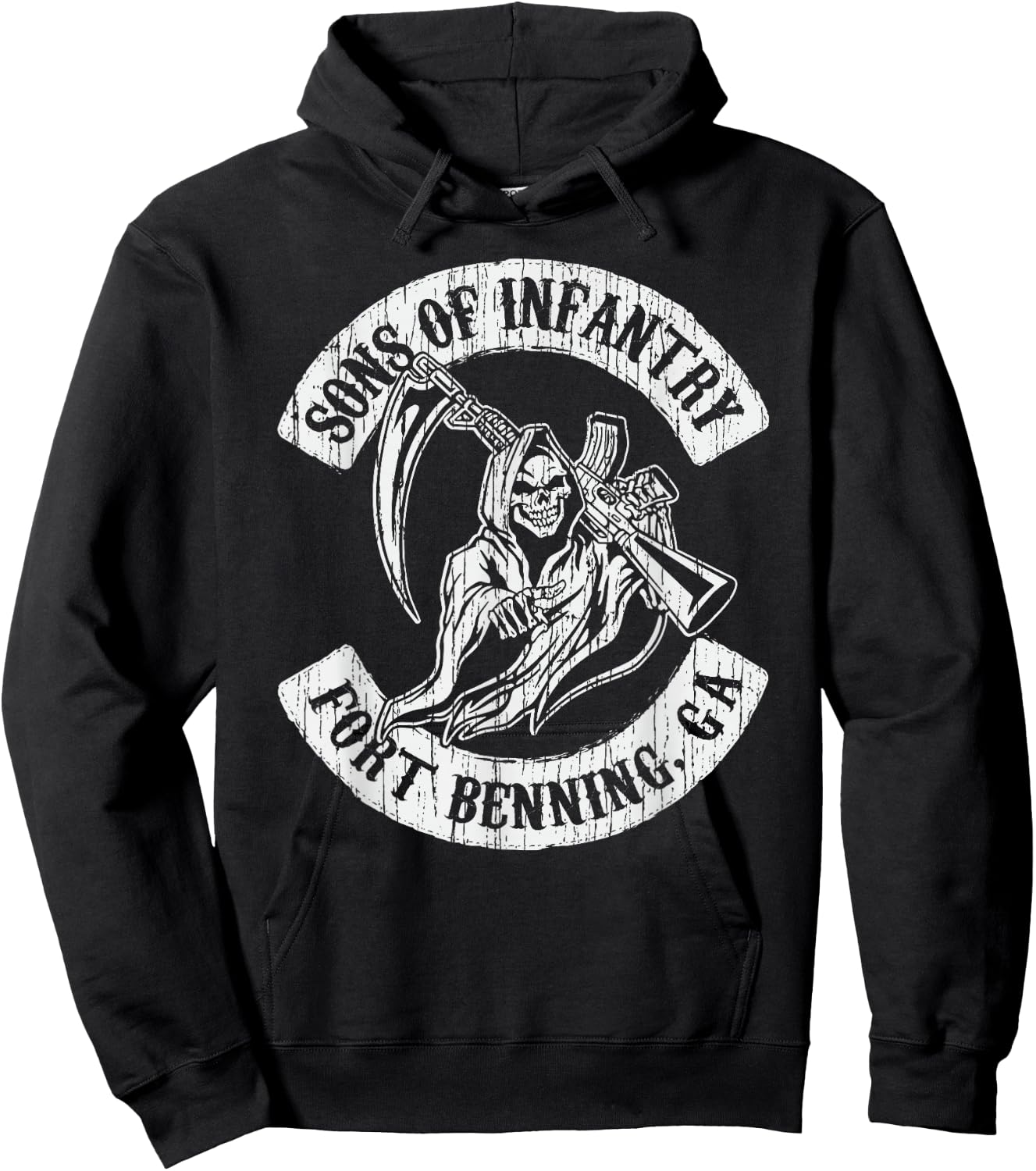 American Marauder: Sons of Infantry Fort Benning Hoodie - Hoodie | Black
