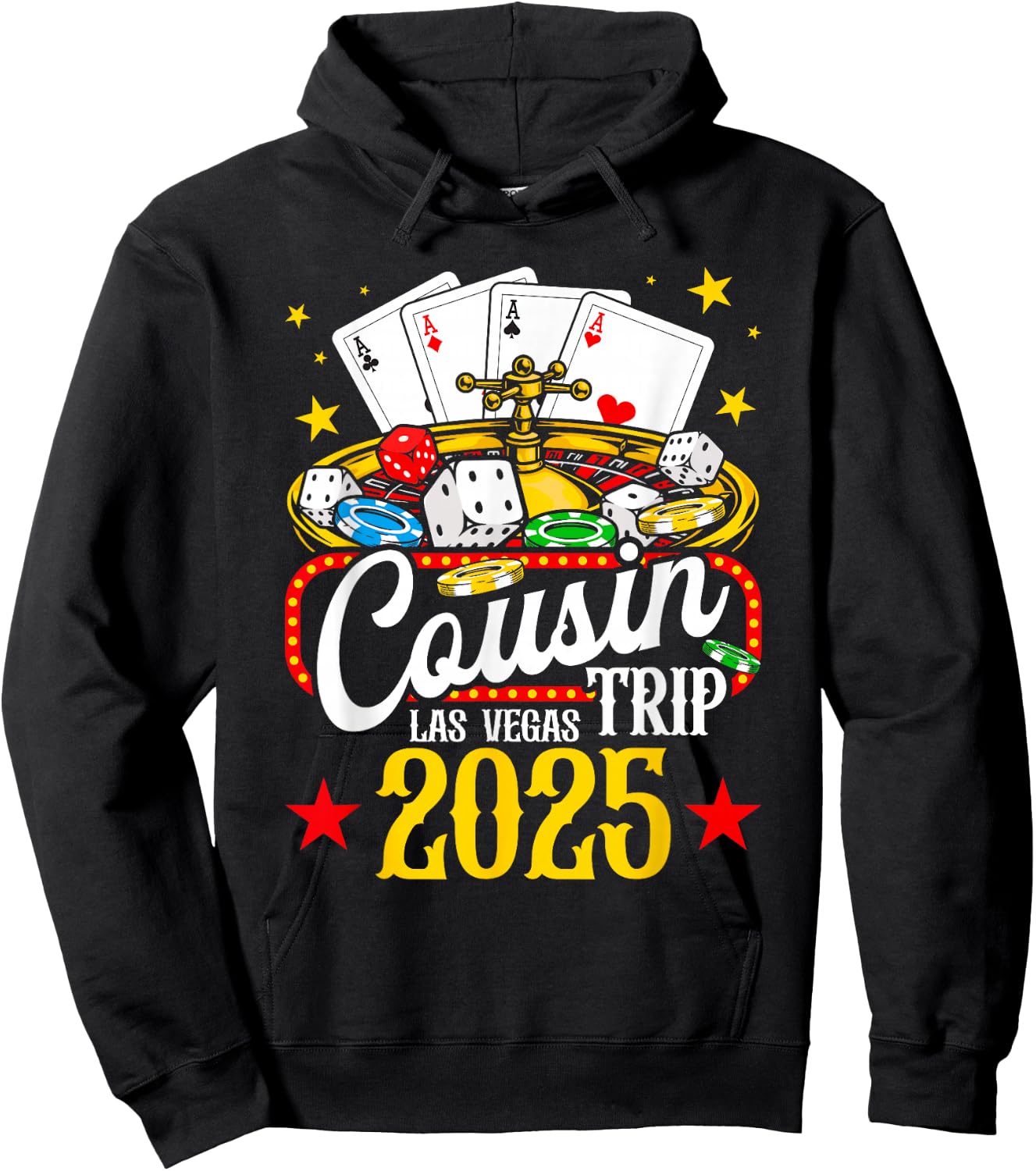 Las Vegas Cousin Trip 2025 Summer Vacation Family Reunion Hoodie - Hoodie | Black