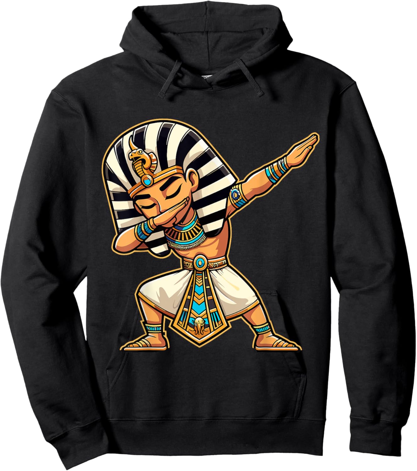 Ancient Egyptian Dabbing Boys Hieroglyphics Egypt Pharaoh Hoodie - Hoodie | Black