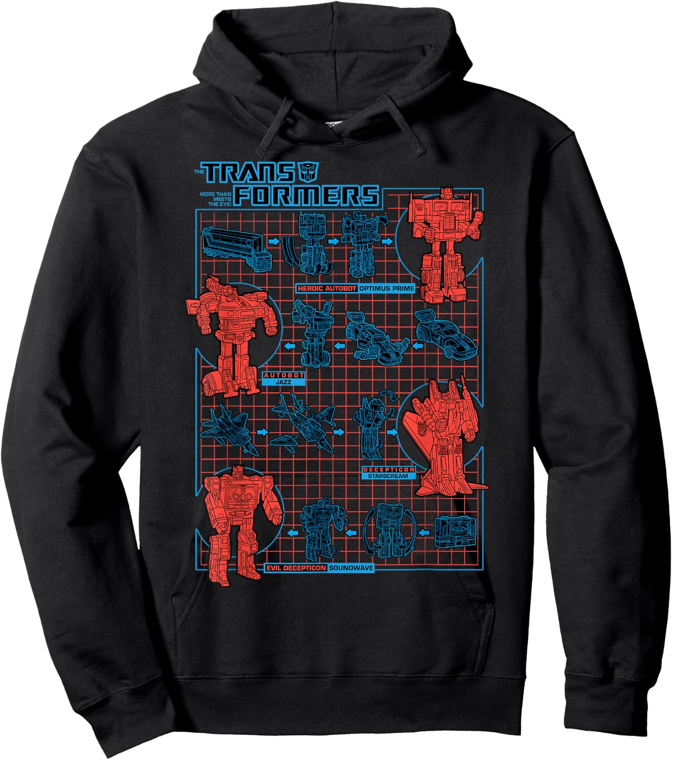 Transformers How To Transform Schematic Hoodie - Hoodie | Black