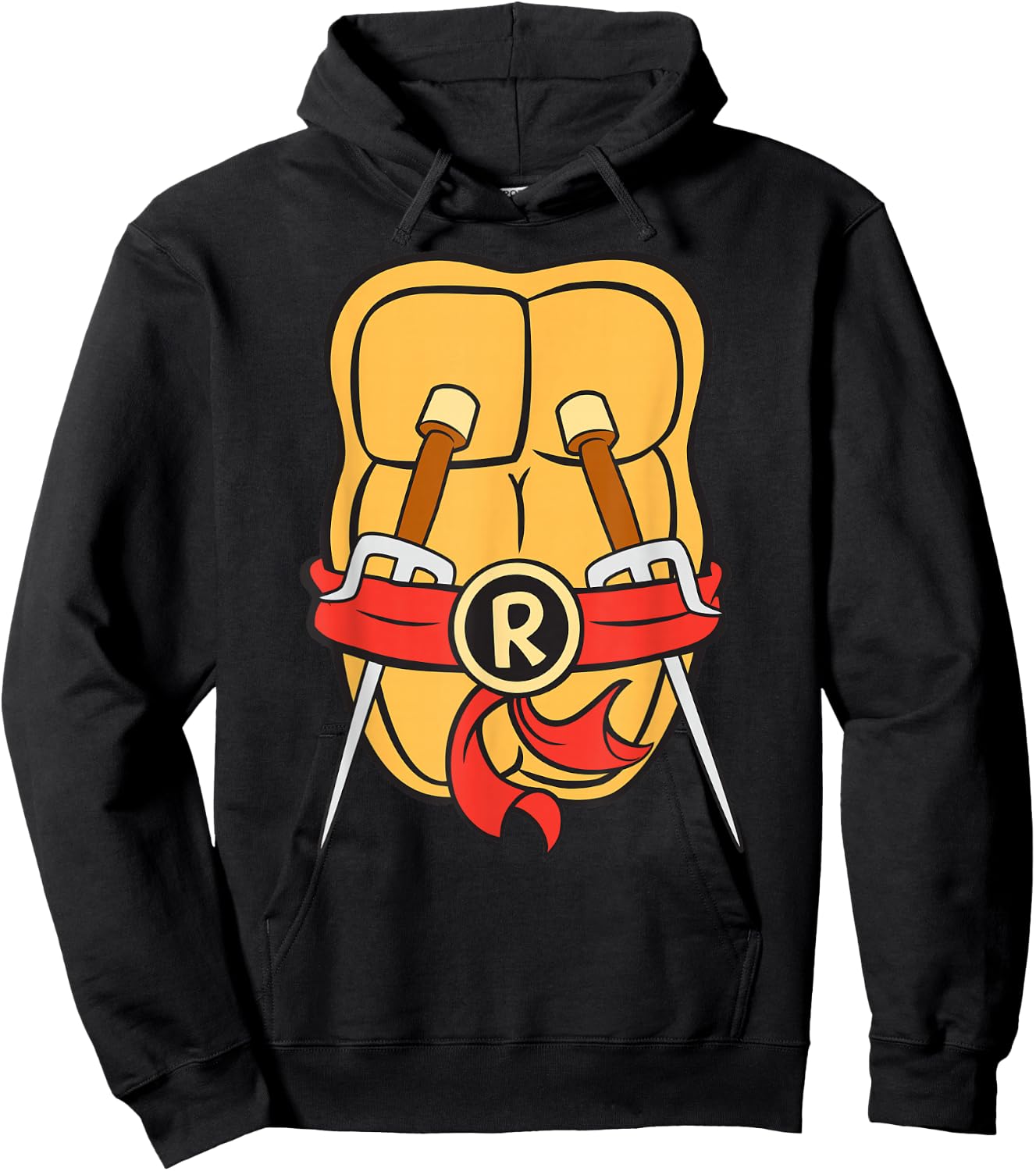 Teenage Mutant Ninja Turtles - Raphael Shell Hoodie - Hoodie | Black