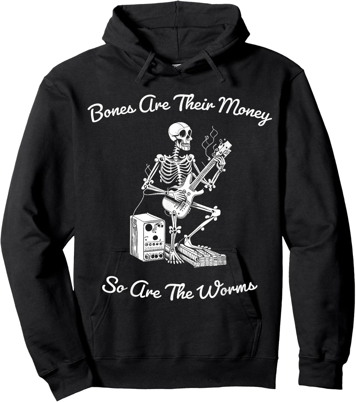 Their Bones Are Their Money I think you should leave Funny Hoodie - Hoodie | Black