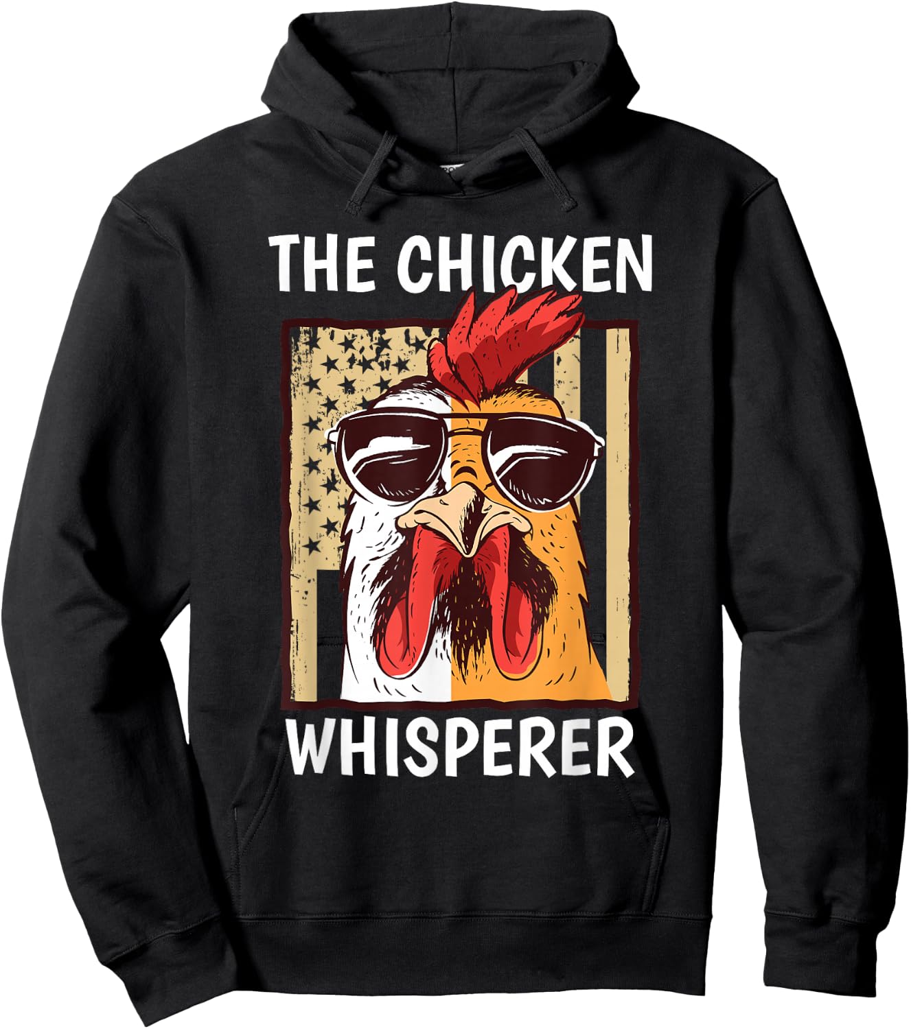 The Chicken Whisperer Farmer Chicken Hoodie - Hoodie | Black