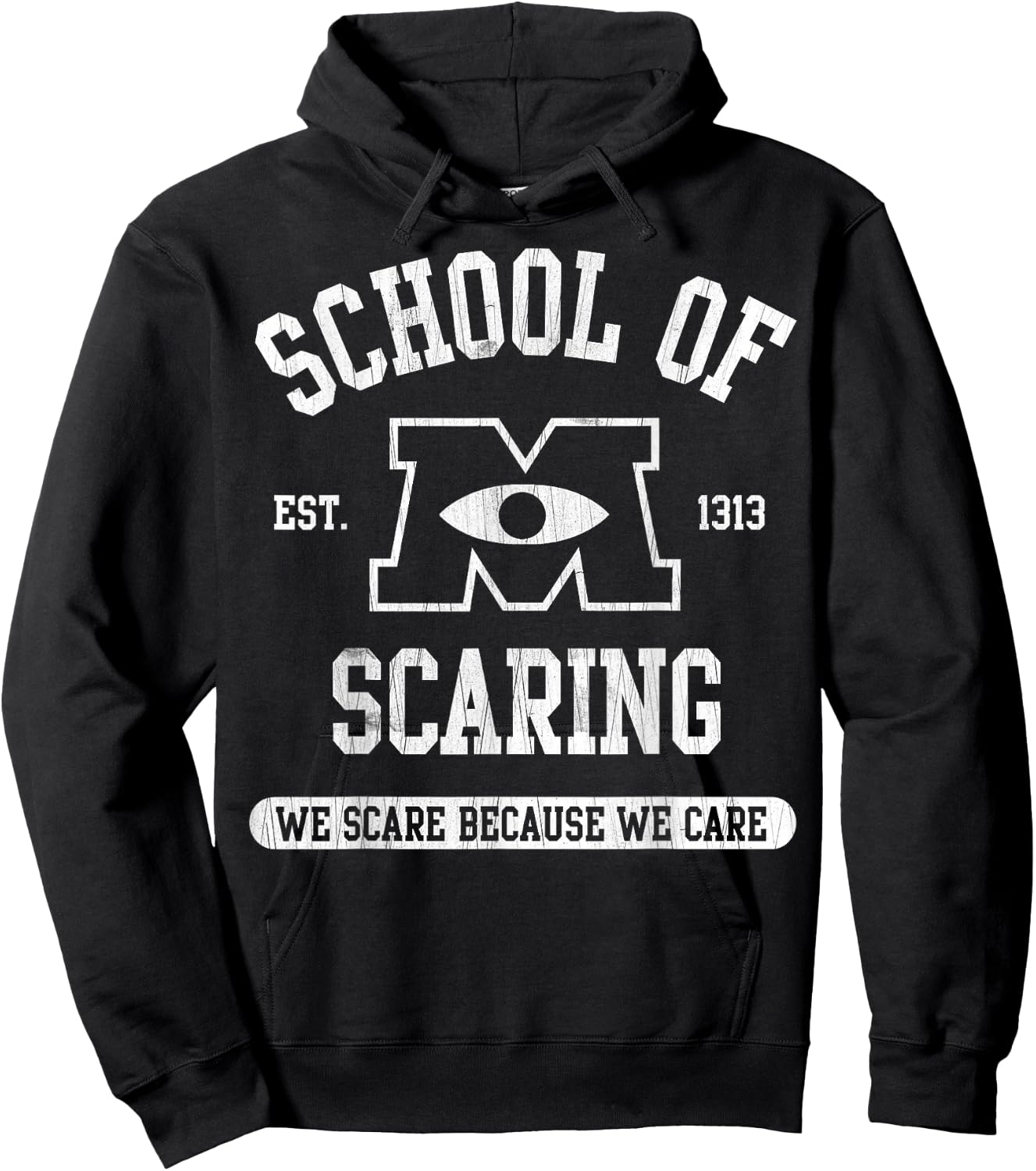 Disney Pixar Monsters University School of Scaring EST. 1313 Hoodie - Hoodie | Black