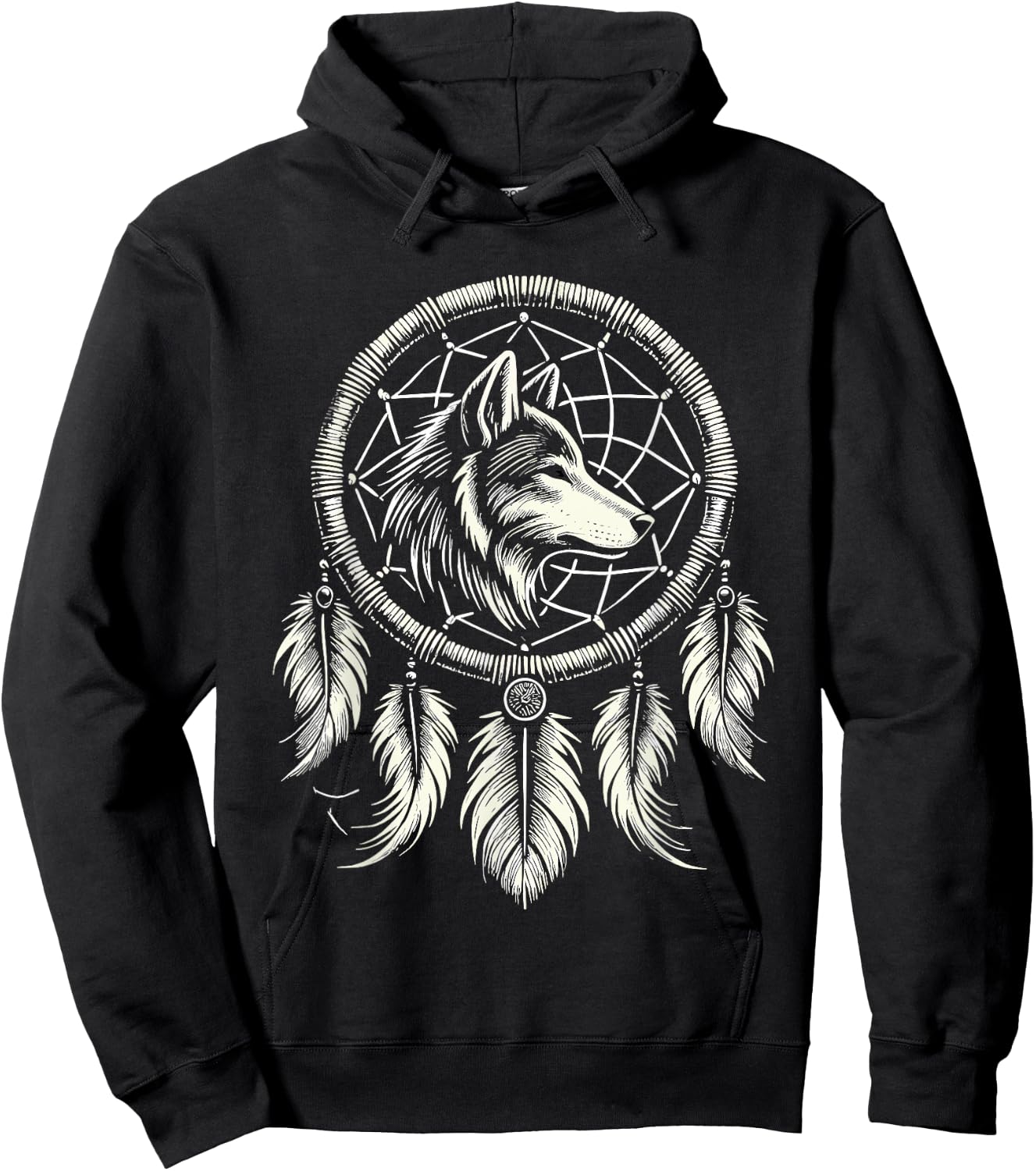 Surreal Dream Catcher Bohemian Spiritual festival fashion Hoodie - Hoodie | Black