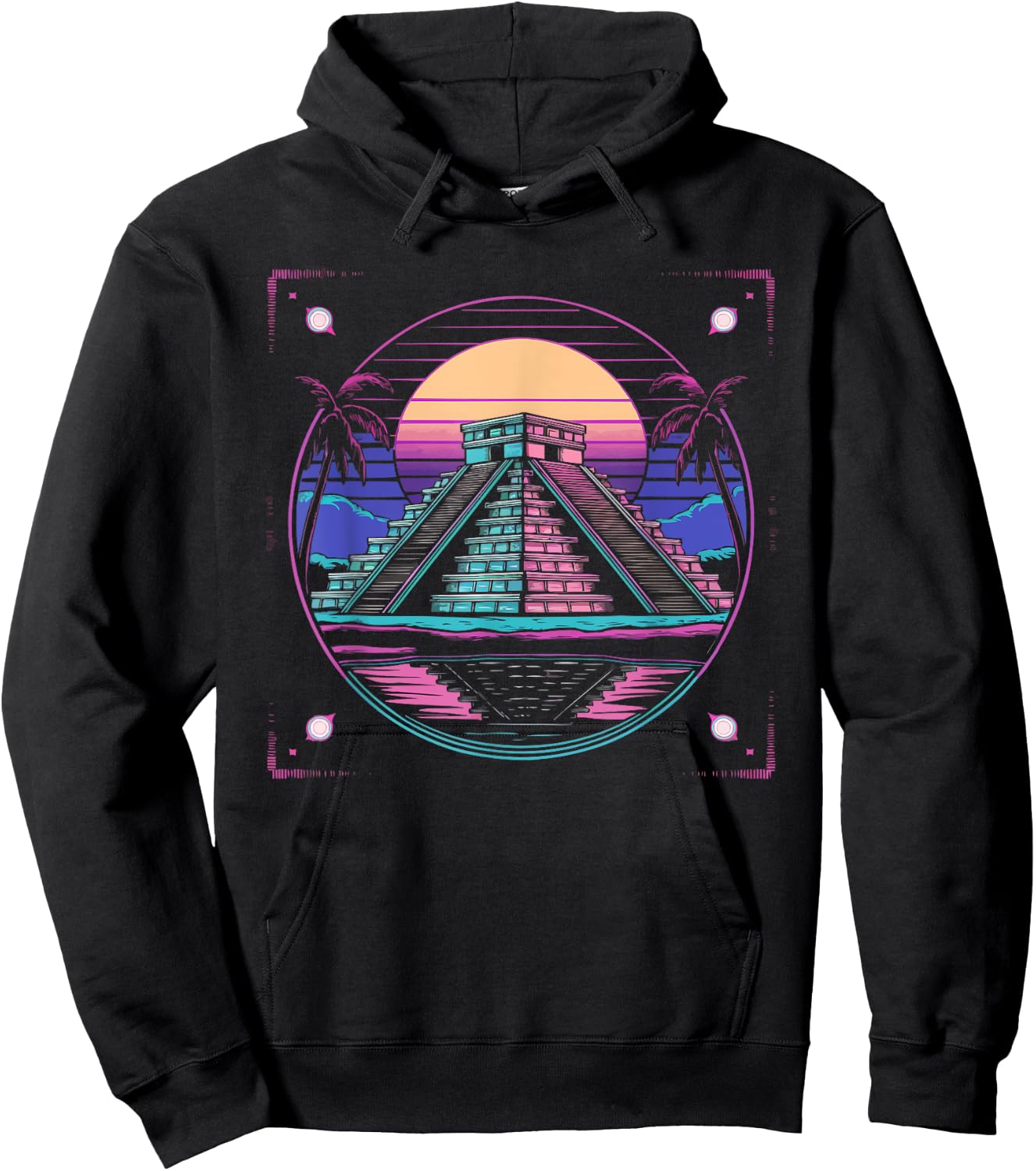 Chichen Itza Maya Civilization Mayan Pyramid Mexico Hoodie - Hoodie | Black