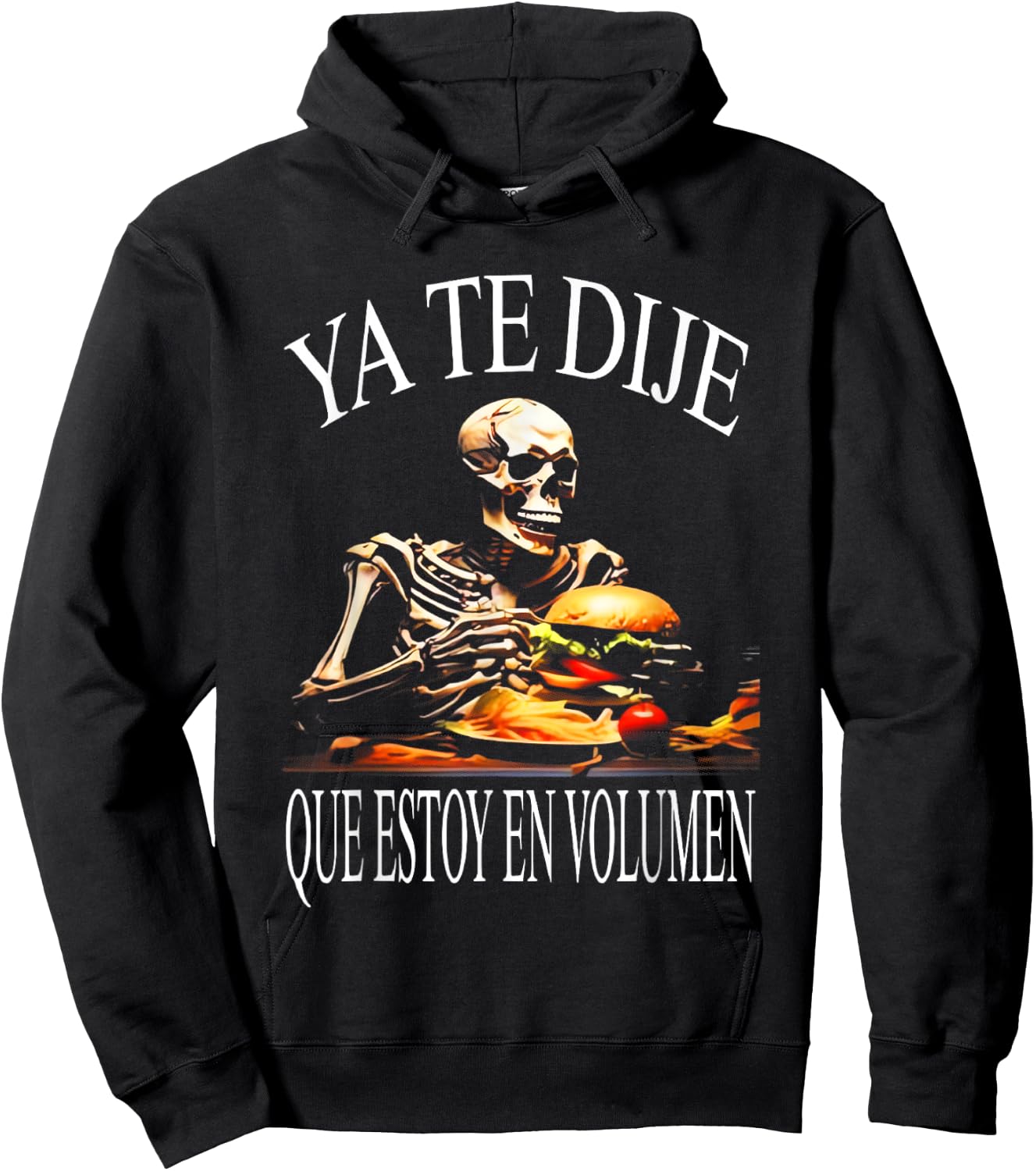 Calacas Chidas Gym Con Frases Sarcasticas Mexican Slang Word Hoodie - Hoodie | Black