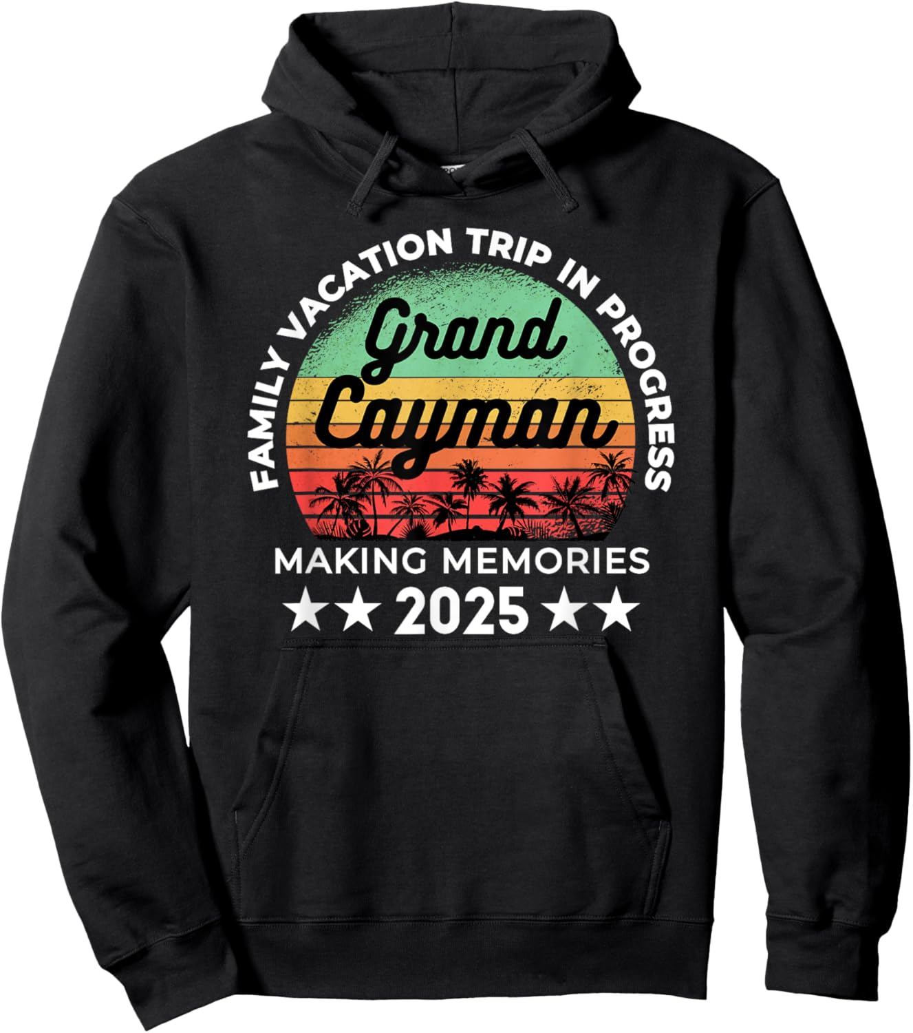 2025 Family Vacation Grand Cayman Trip in Progress Traveler Hoodie - Hoodie | Black