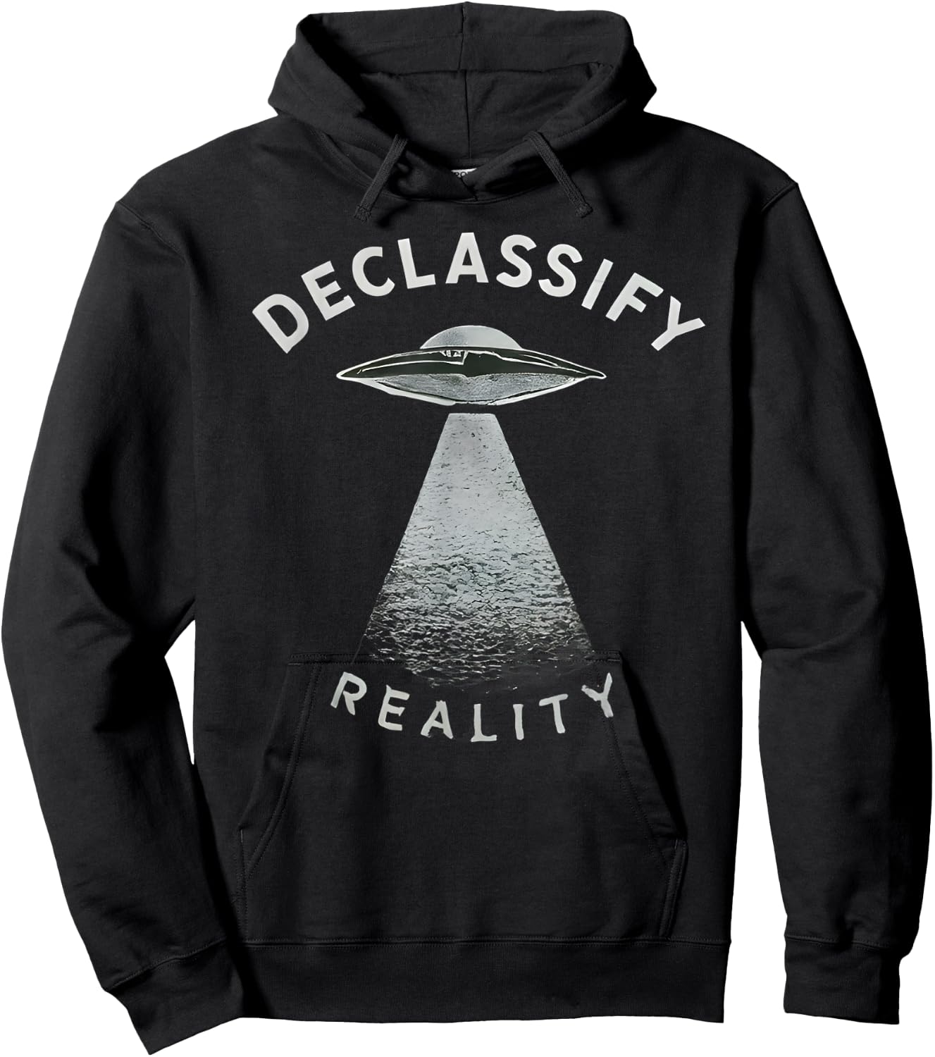 UFO UAP Disclosure Extraterrestrial Alien Declassify Reality Hoodie - Hoodie | Black
