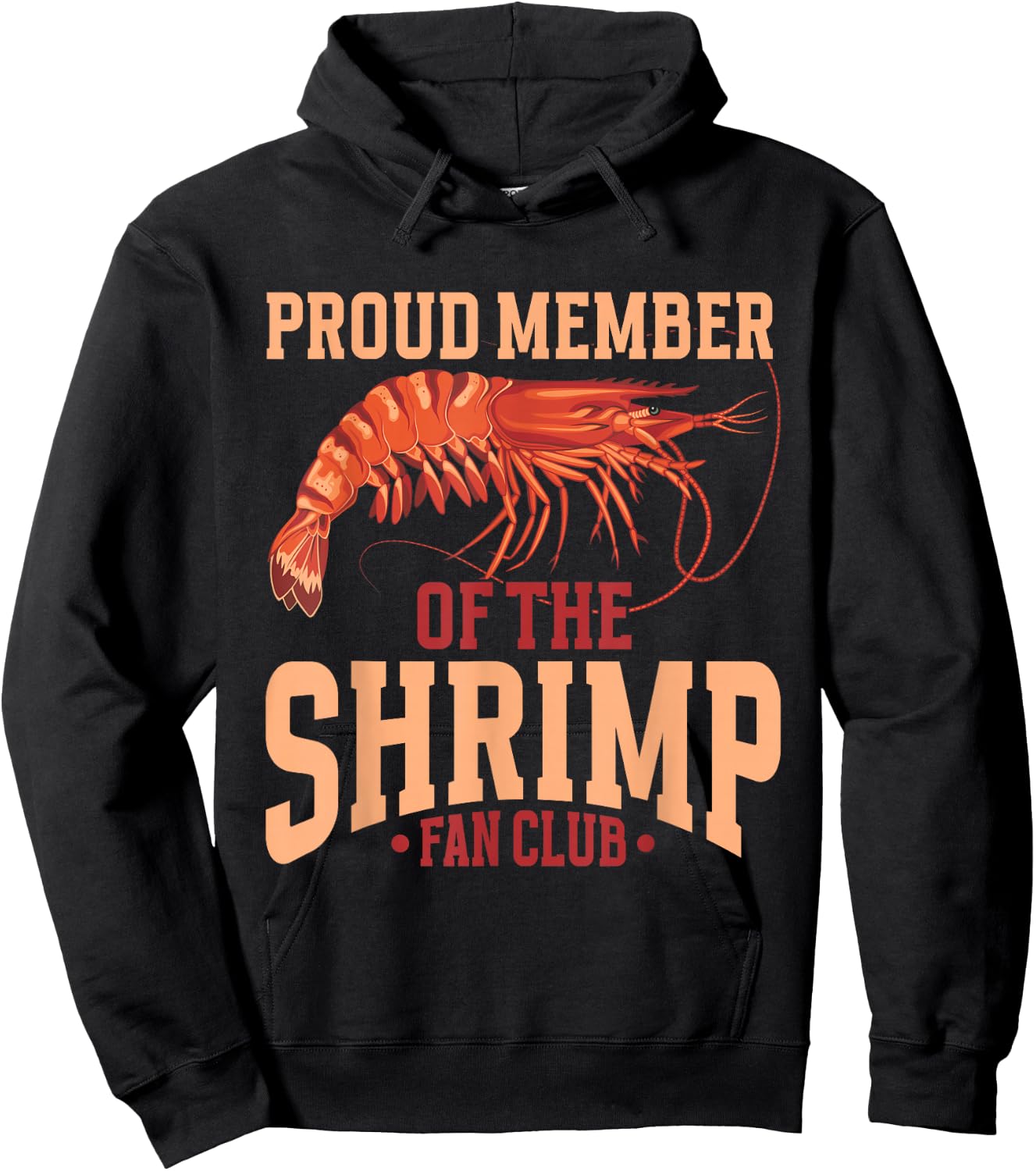Ocean Shellfish Shrimp Lover Hoodie - Hoodie | Black