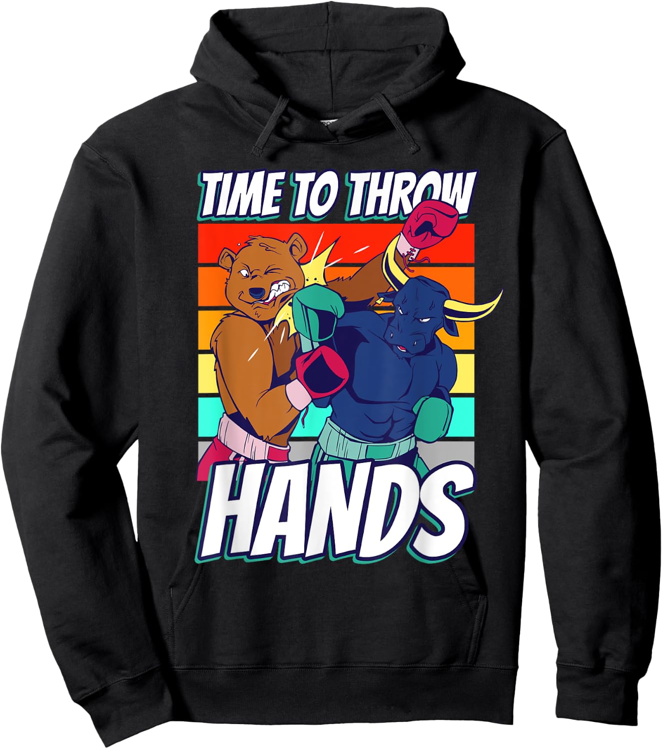 Fight boxing boxing fight boxing ring boxing Hoodie - Hoodie | Black