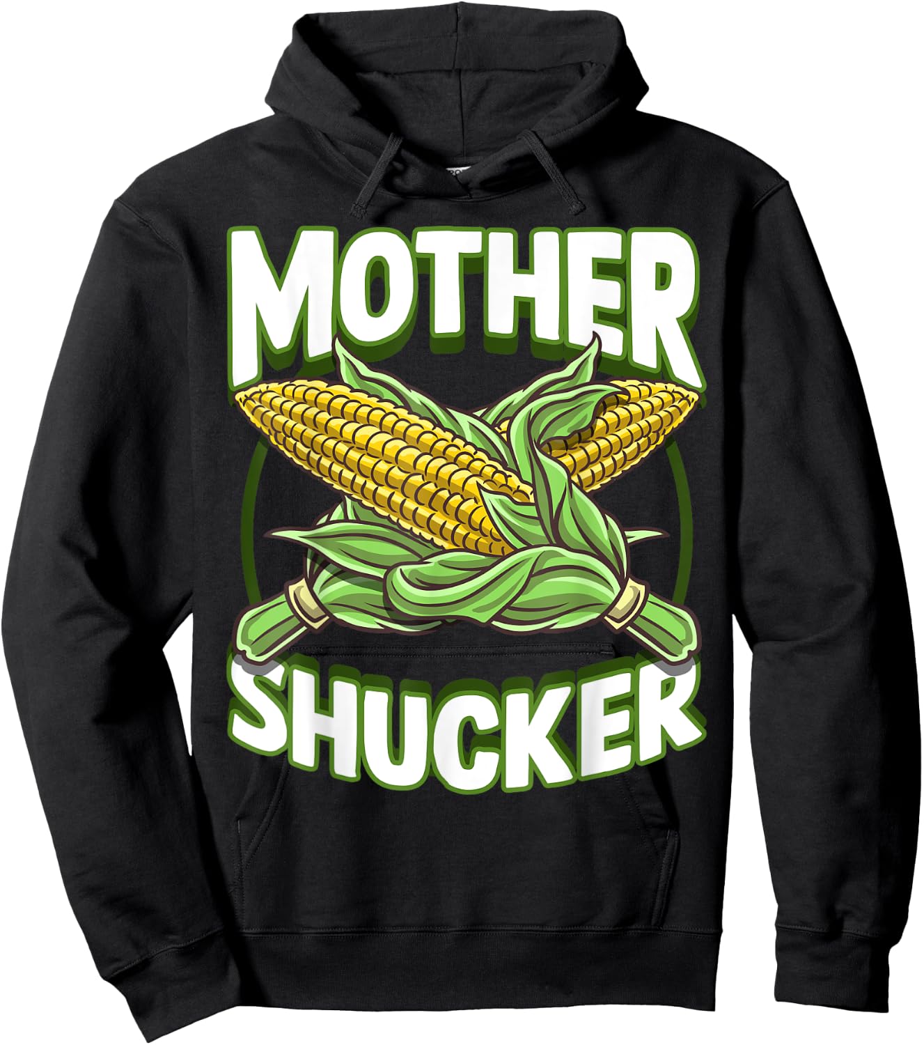 Mother Shucker Corn Lover Cob Mom Pun Maize Farmer Men Women Hoodie - Hoodie | Black