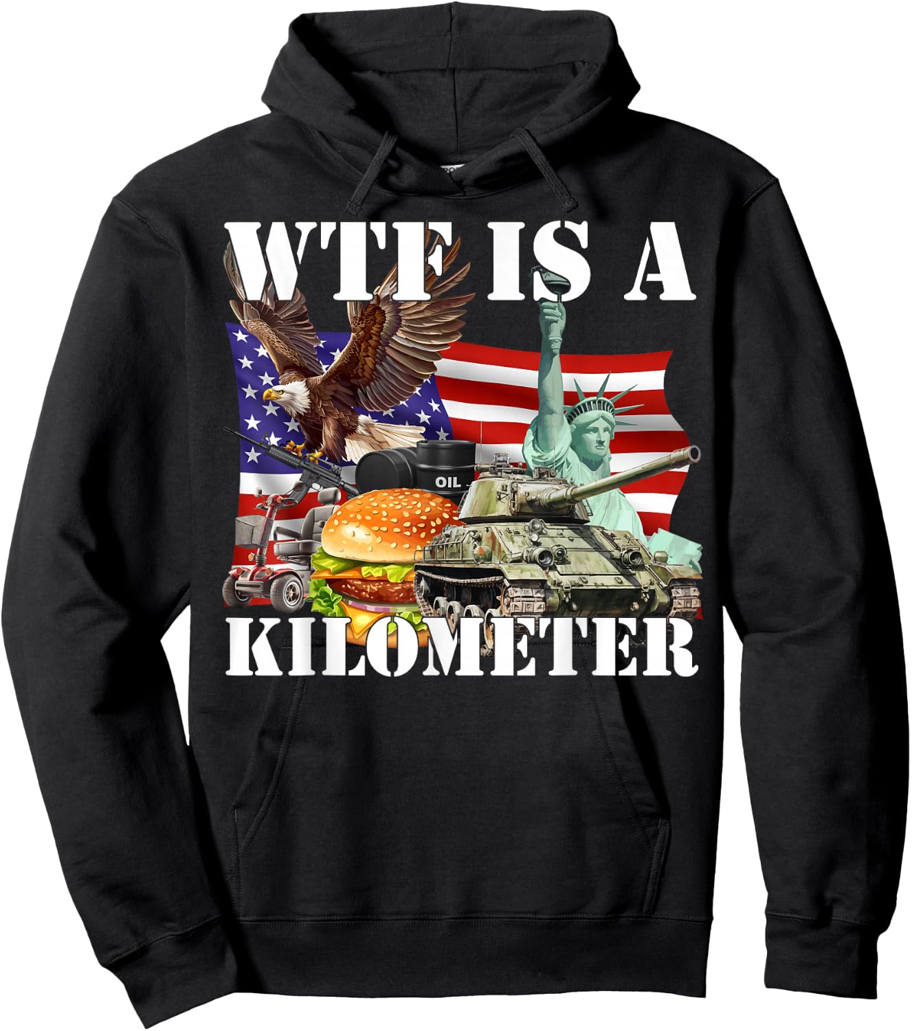 Wtf Is A Kilometer Hoodie - Hoodie | Black