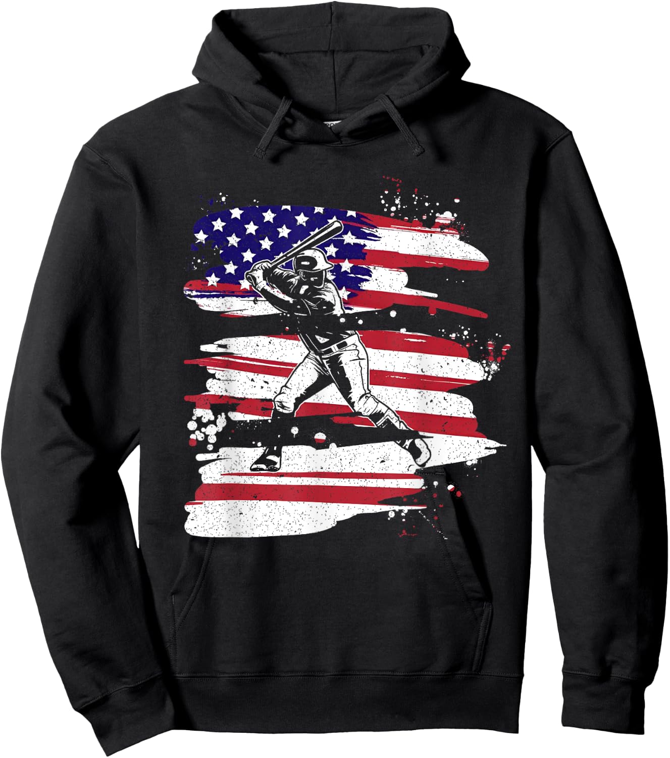 2024 Usa Cricket Jersey America Flag Lover Cricket In Usa Hoodie - Hoodie | Black