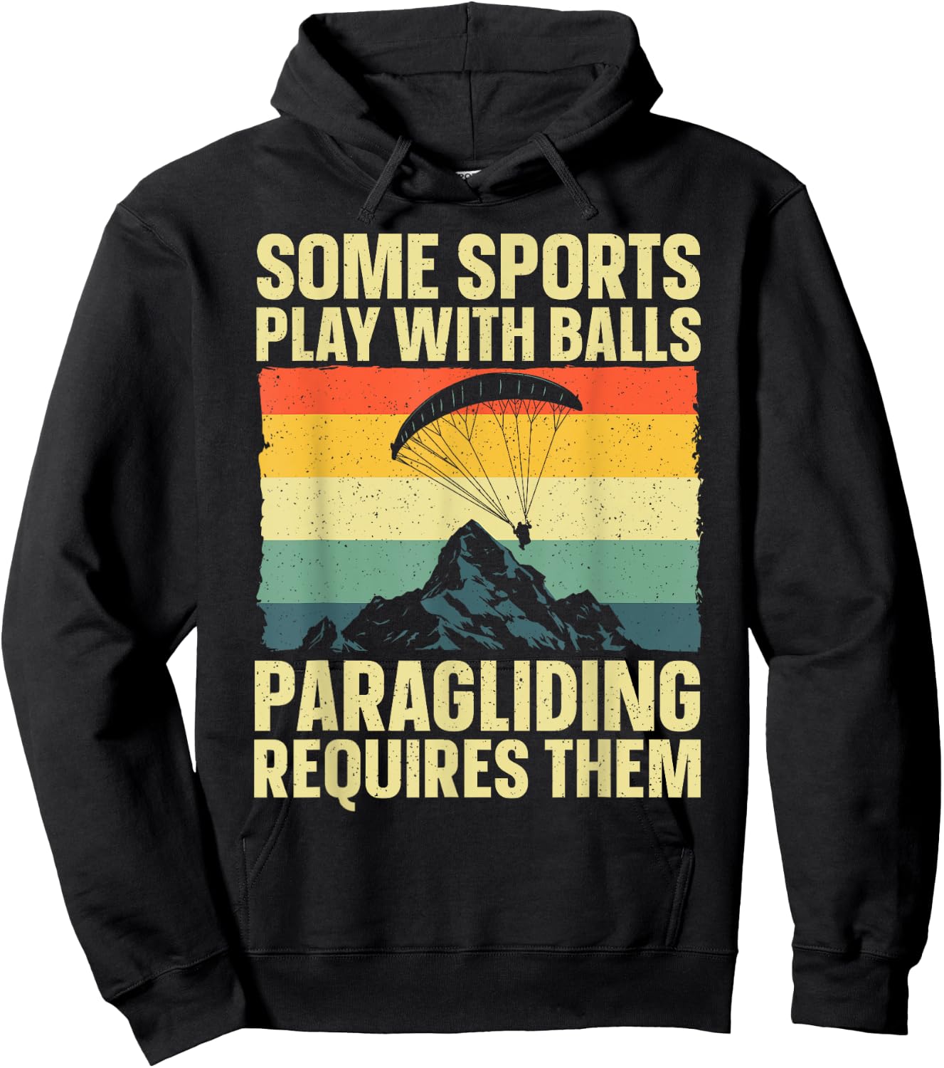 Funny Paragliding Design Women Paraglide Paraglider Hoodie - Hoodie | Black