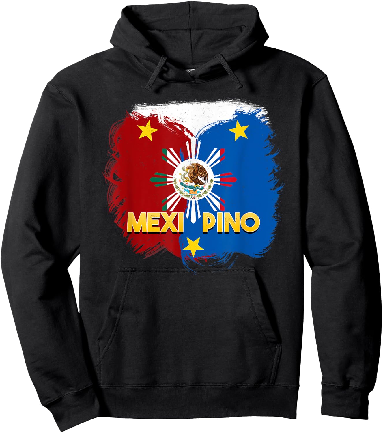 Philippines Mexico Filipino Mexican Mexipino Flag Day Hoodie - Hoodie | Black