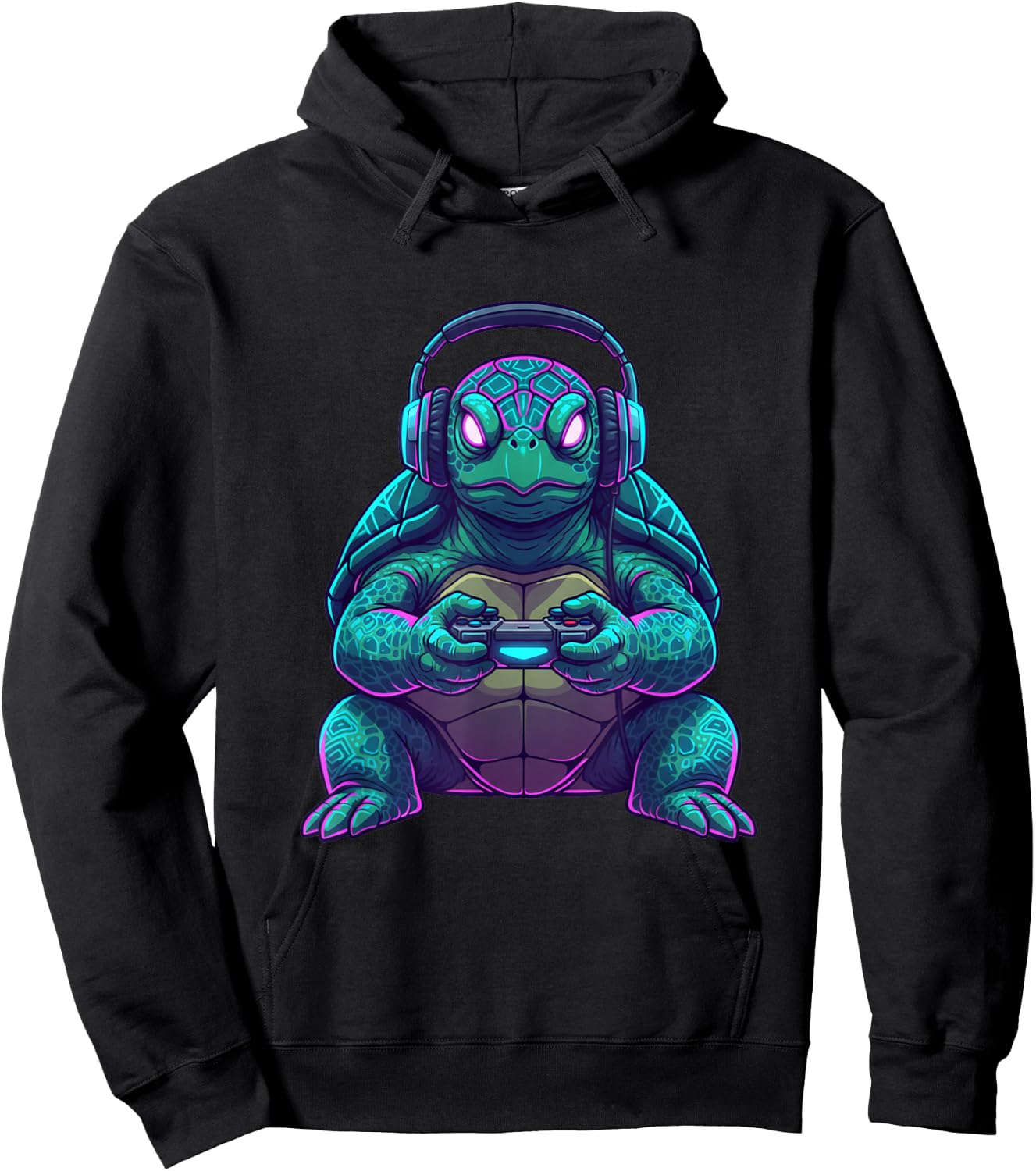 Turtle Funny Video Games Turtle Hoodie - Hoodie | Black