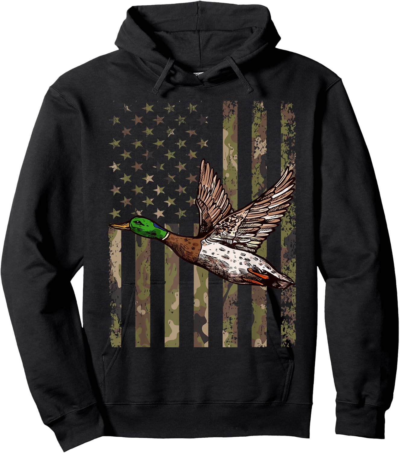 Duck Hunting Design Women Goose Hunt Duck Hunter Hoodie - Hoodie | Black